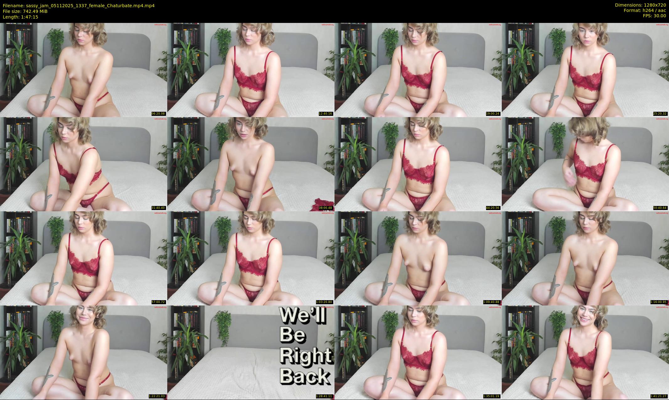 sassy_jam — 108 minute Chaturbate female cam show recording, 720p, Nov 5, 2025