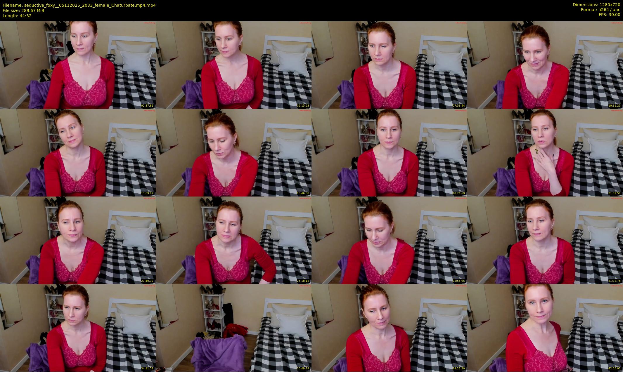 seductive_foxy_ — 45 minute Chaturbate female cam show recording, 720p, Nov 5, 2025