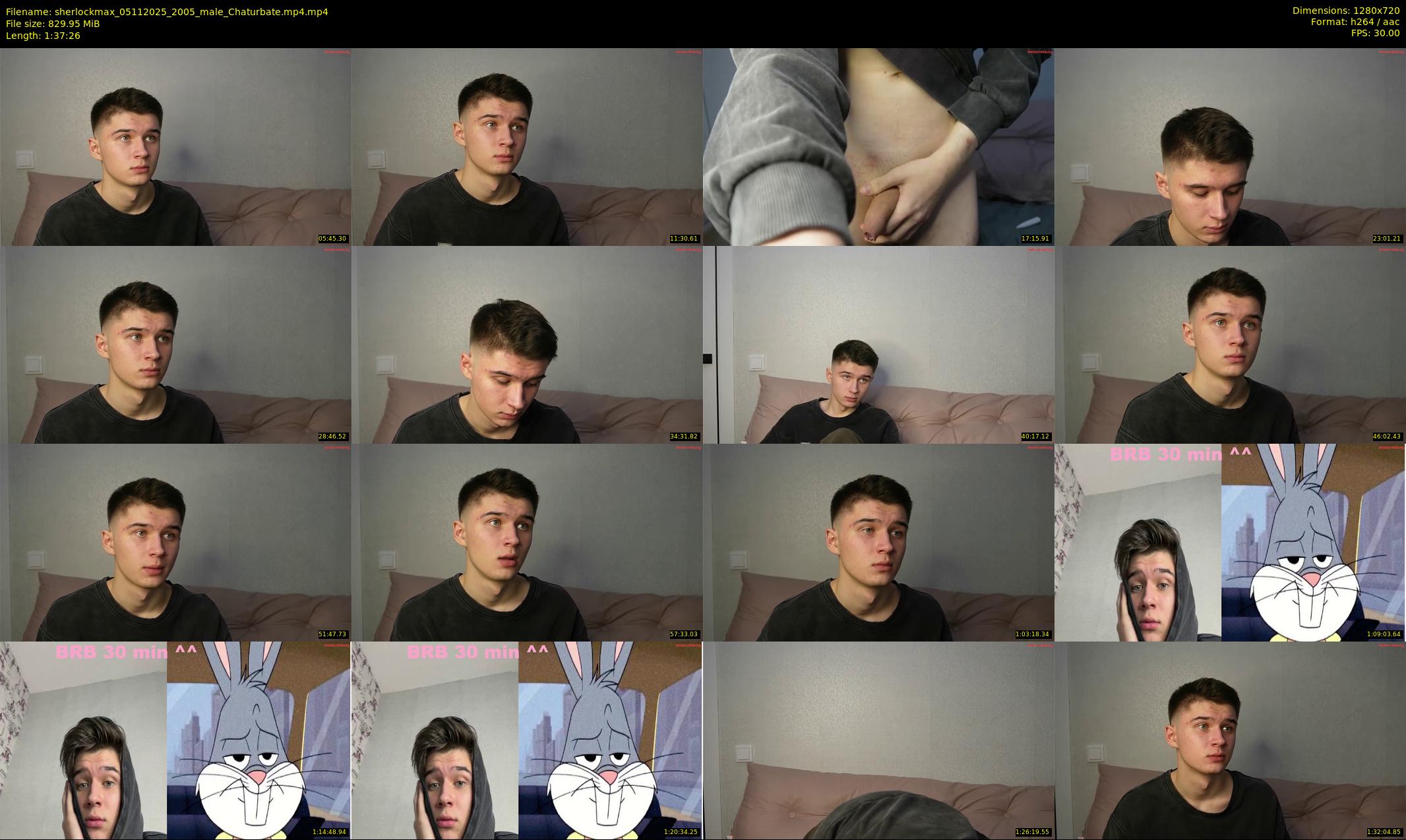 sherlockmax — 98 minute Chaturbate male cam show recording, 720p, Nov 5, 2025