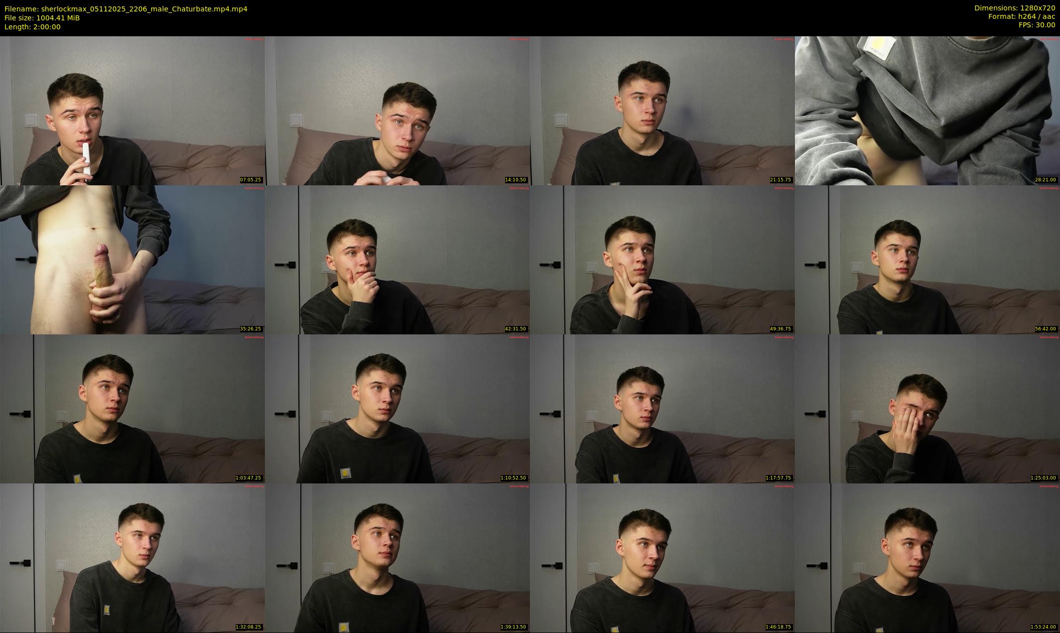 sherlockmax — 120 minute Chaturbate male cam show recording, 720p, Nov 5, 2025