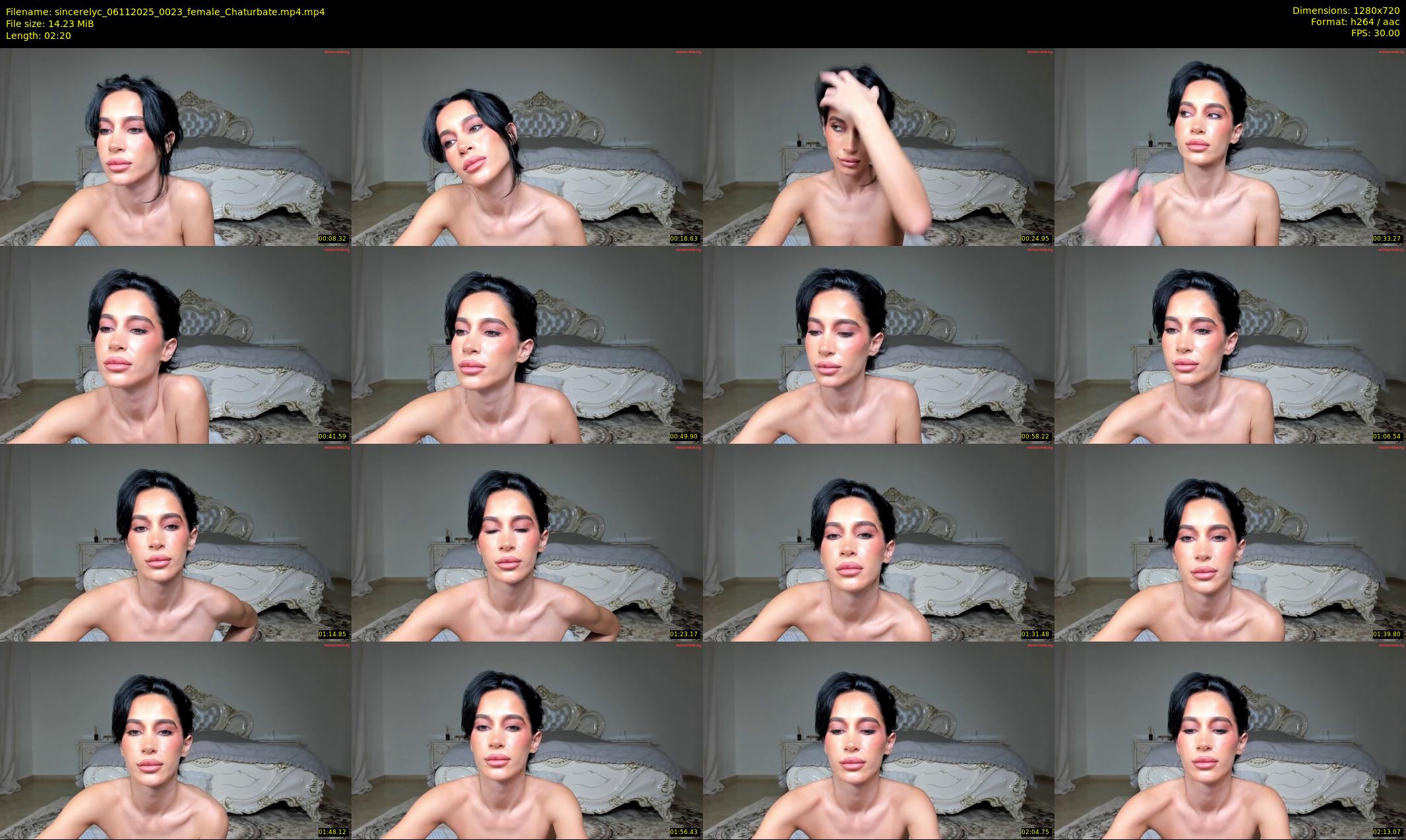 sincerelyc — 3 minute Chaturbate female cam show recording, 720p, Nov 6, 2025