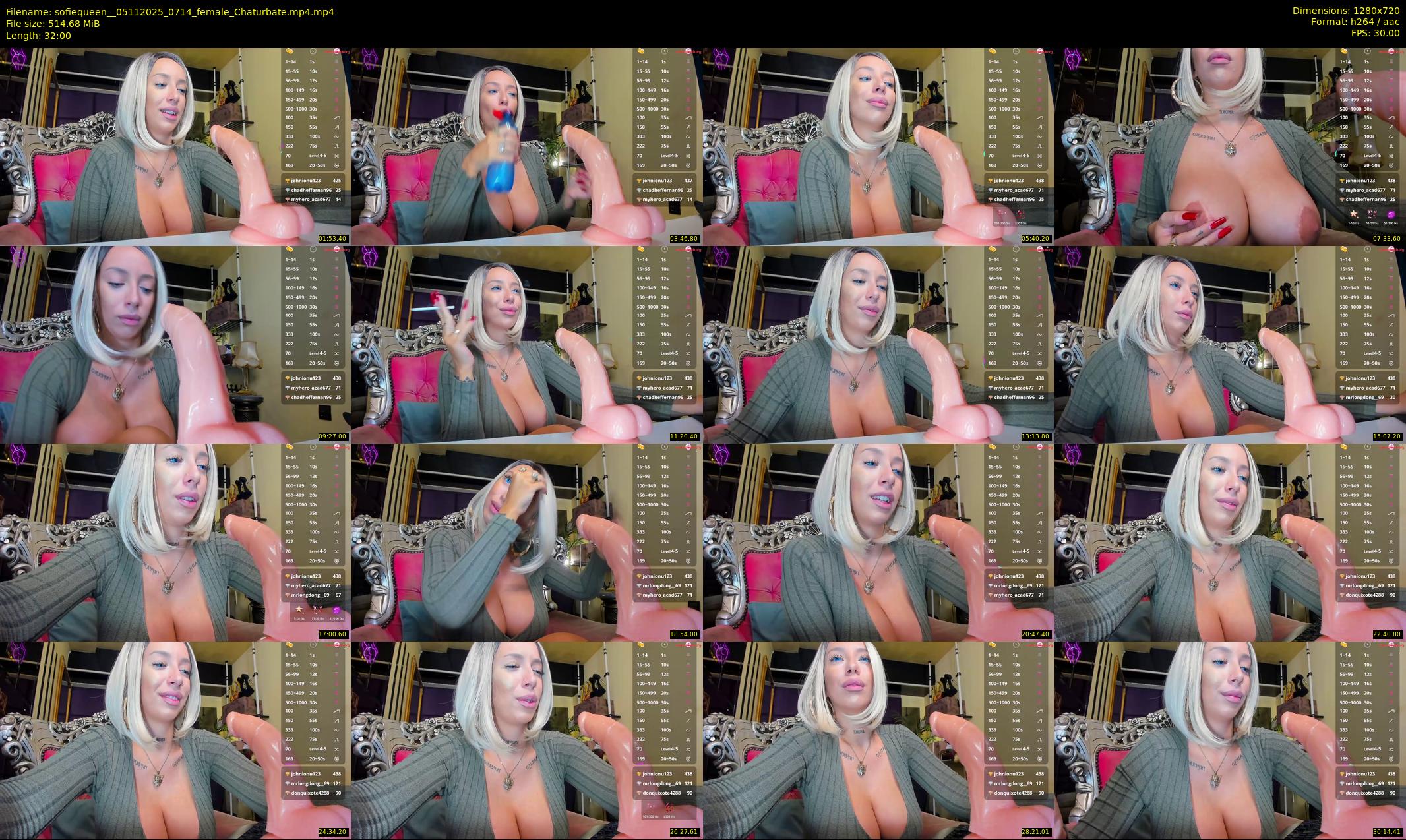 sofiequeen_ — 32 minute Chaturbate female cam show recording, 720p, Nov 5, 2025