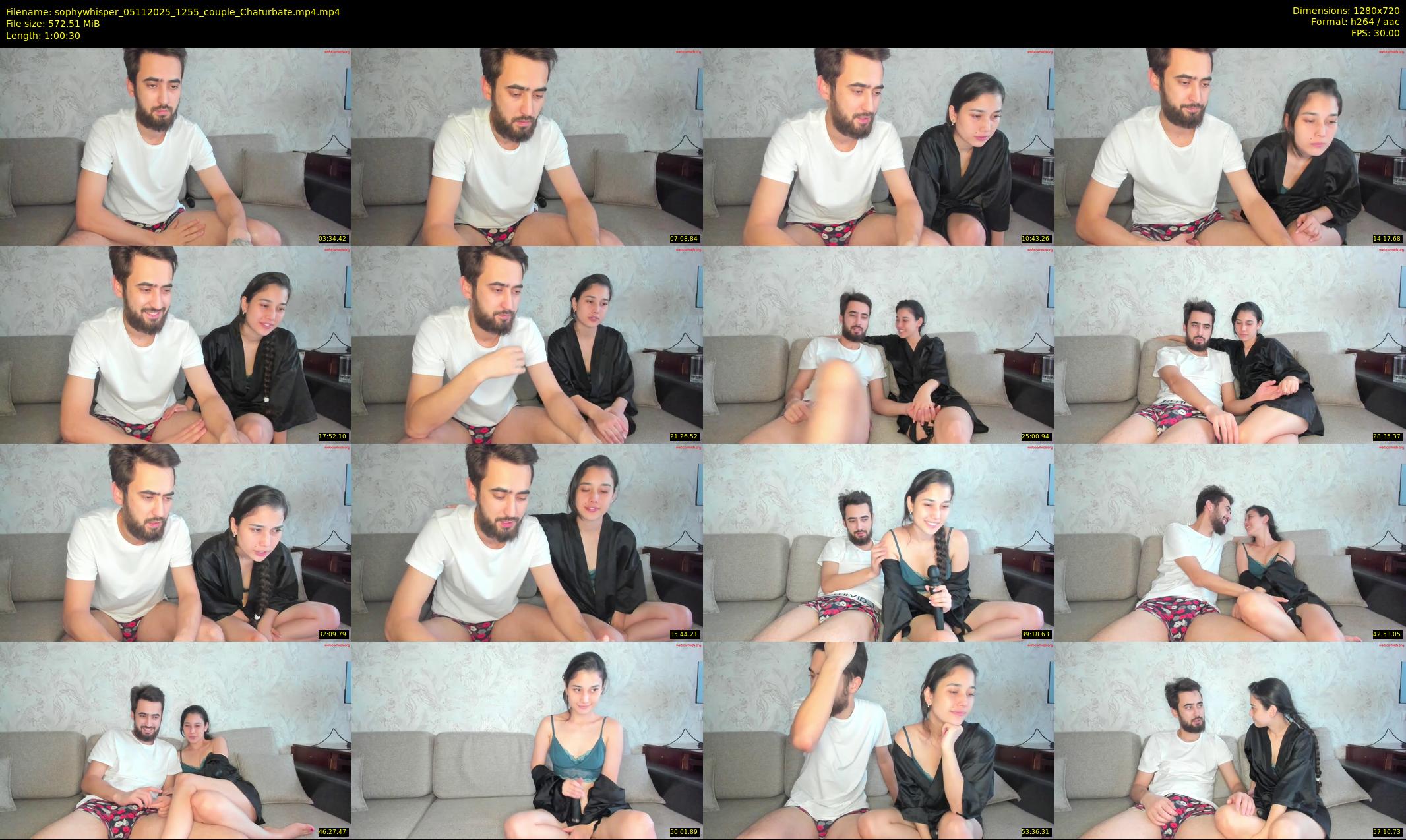 sophywhisper — 61 minute Chaturbate couple cam show recording, 720p, Nov 5, 2025
