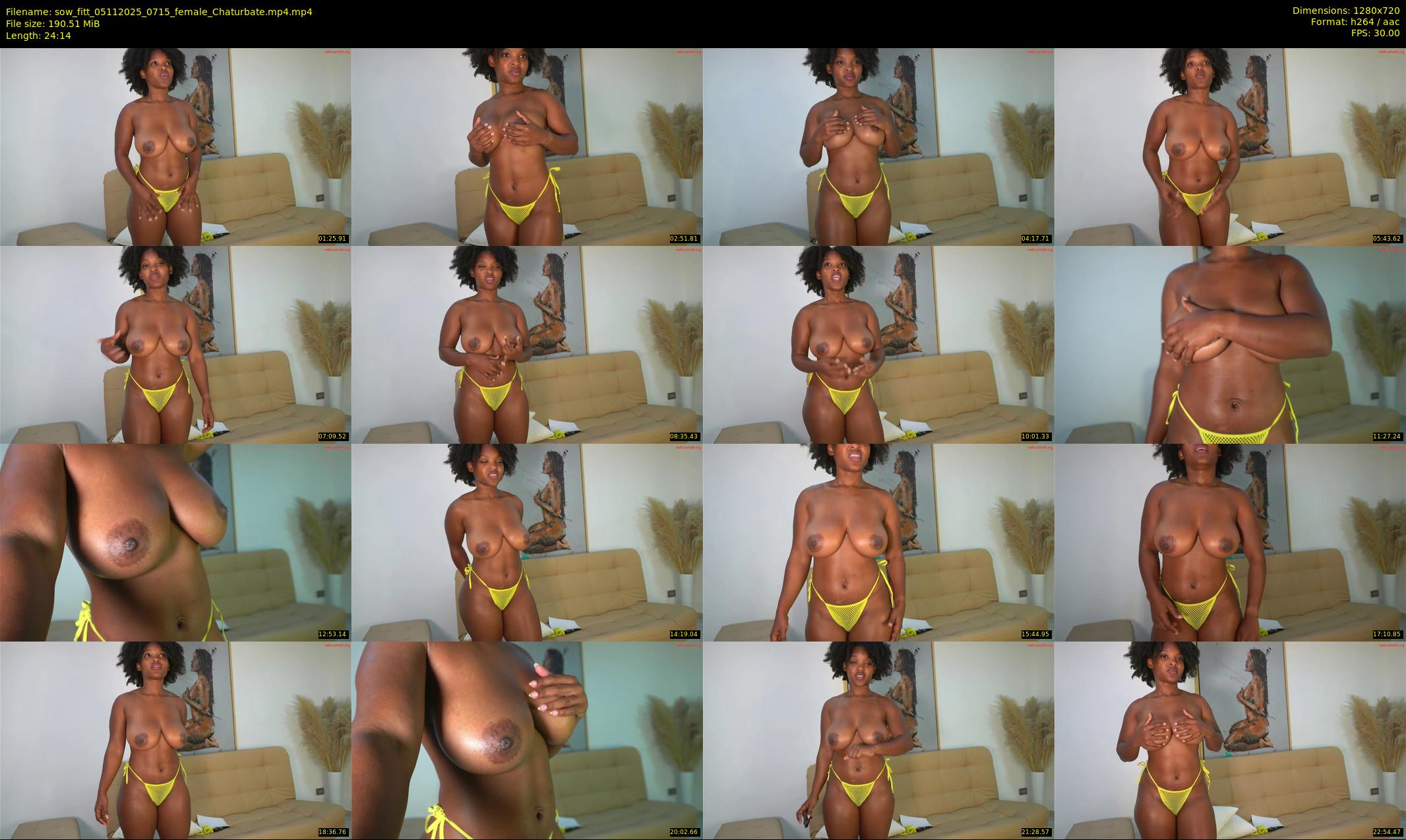 sow_fitt — 25 minute Chaturbate female cam show recording, 720p, Nov 5, 2025