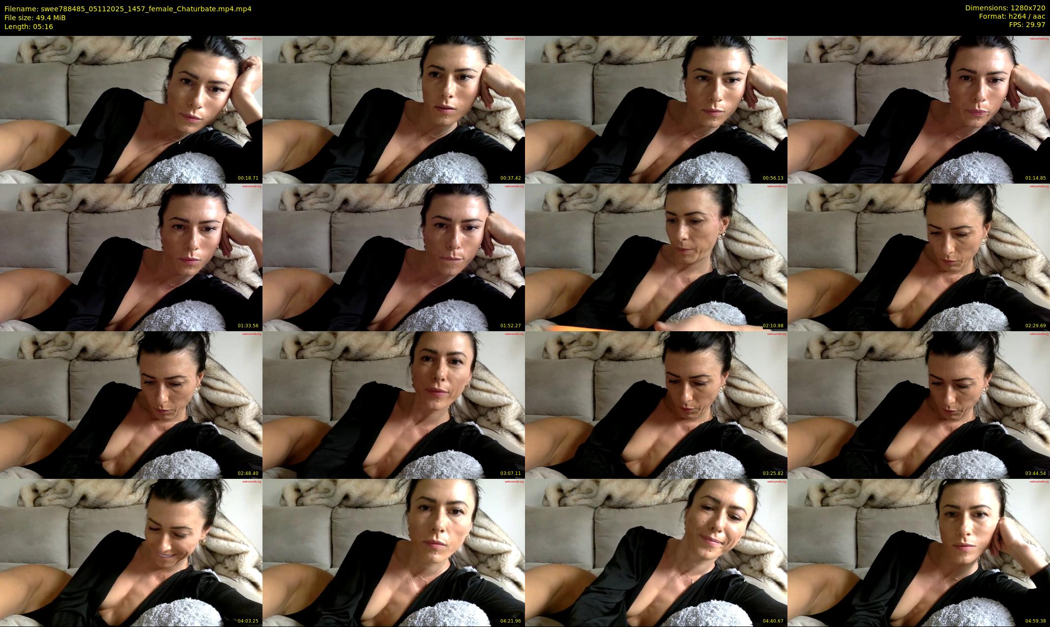 swee788485 — 6 minute Chaturbate female cam show recording, 720p, Nov 5, 2025