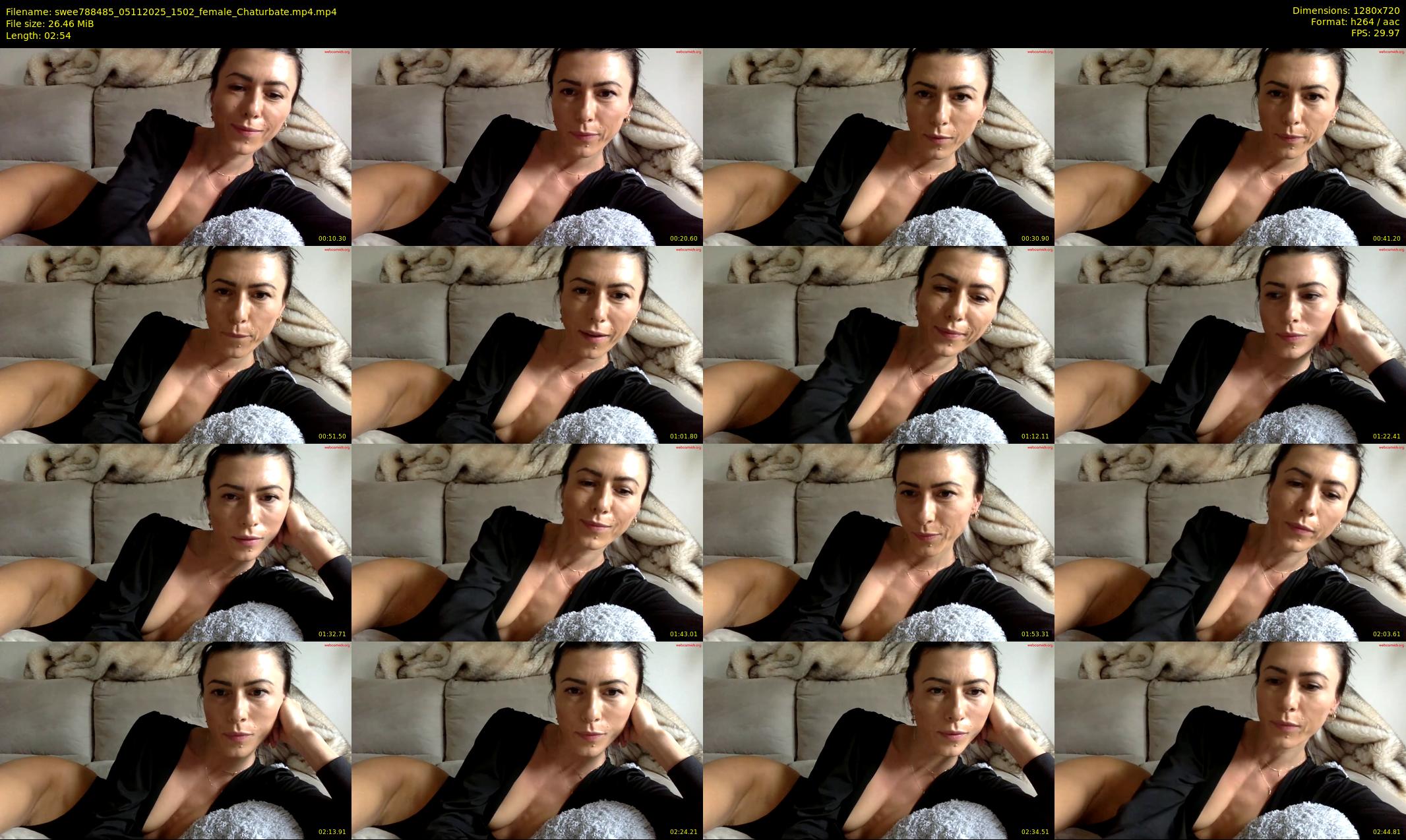 swee788485 — 3 minute Chaturbate female cam show recording, 720p, Nov 5, 2025