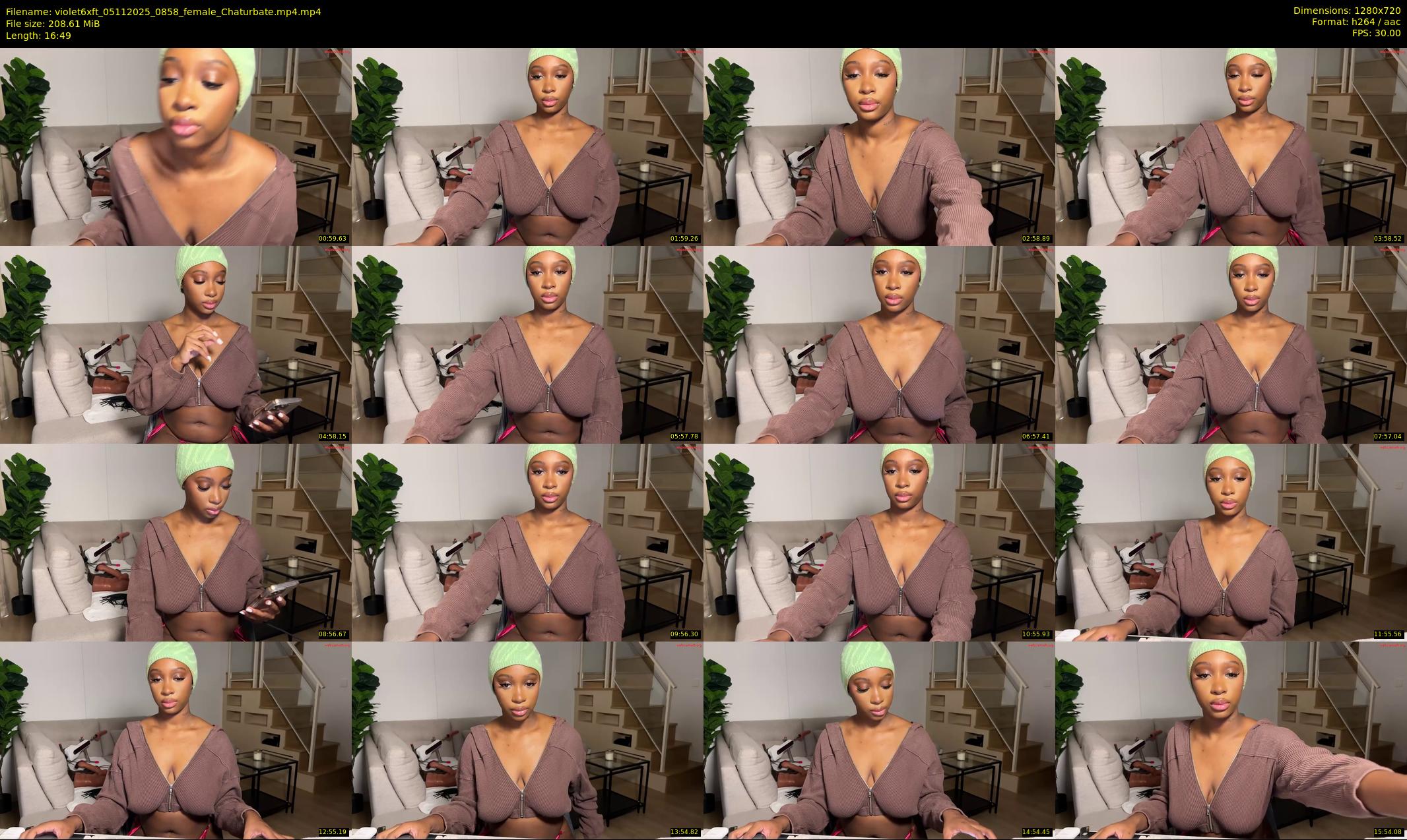 violet6xft — 17 minute Chaturbate female cam show recording, 720p, Nov 5, 2025