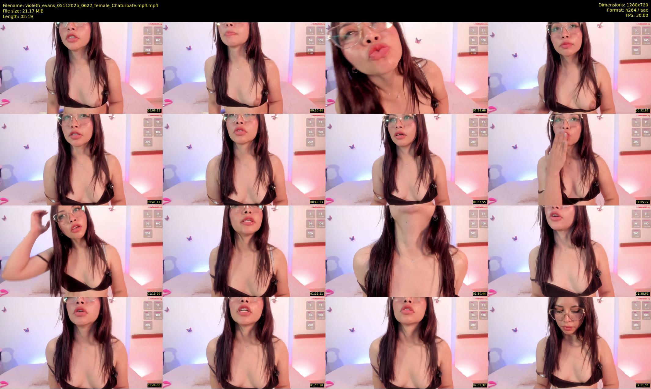 violeth_evans — 3 minute Chaturbate female cam show recording, 720p, Nov 5, 2025
