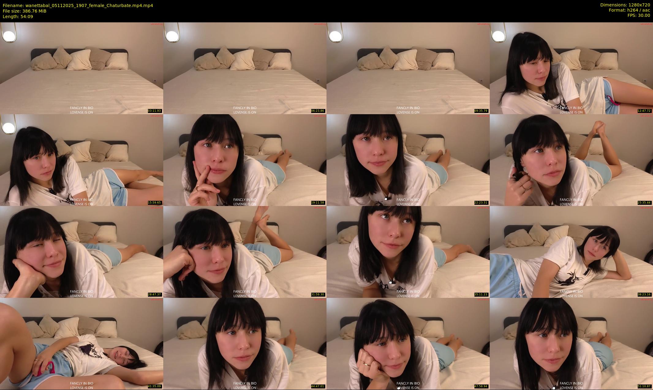 wanettabal — 55 minute Chaturbate female cam show recording, 720p, Nov 5, 2025