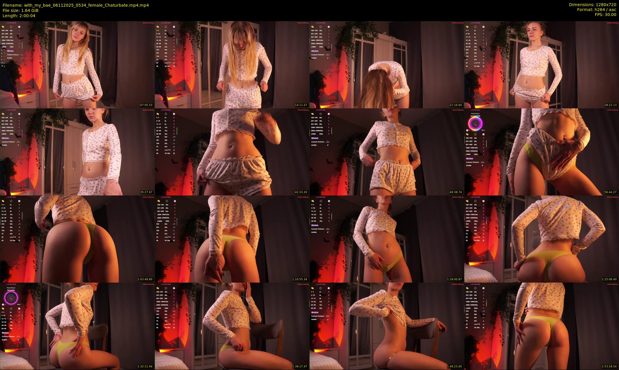 with_my_bae — 121 minute Chaturbate female cam show recording, 720p, Nov 6, 2025