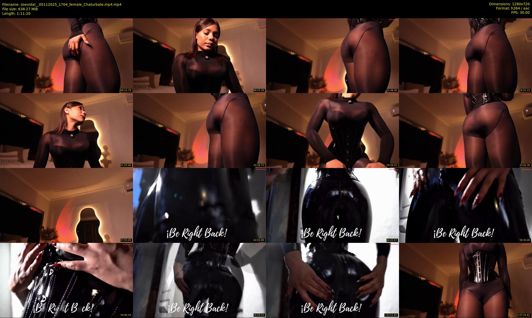 zoevidal_ — 72 minute Chaturbate female cam show recording, 720p, Nov 5, 2025