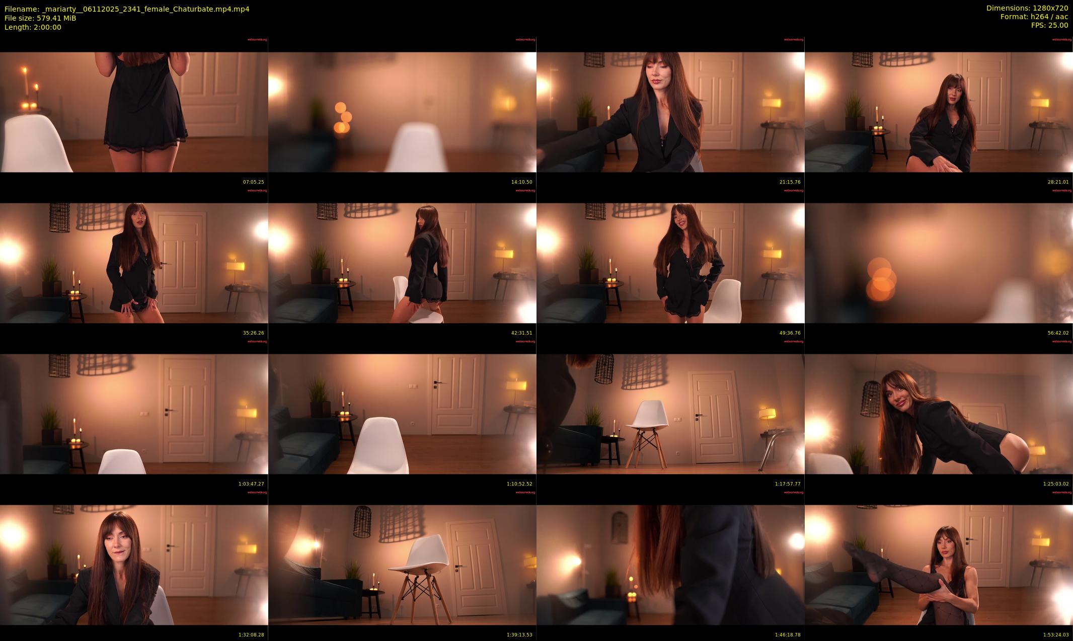 _mariarty_ — 120 minute Chaturbate female cam show recording, 720p, Nov 6, 2025