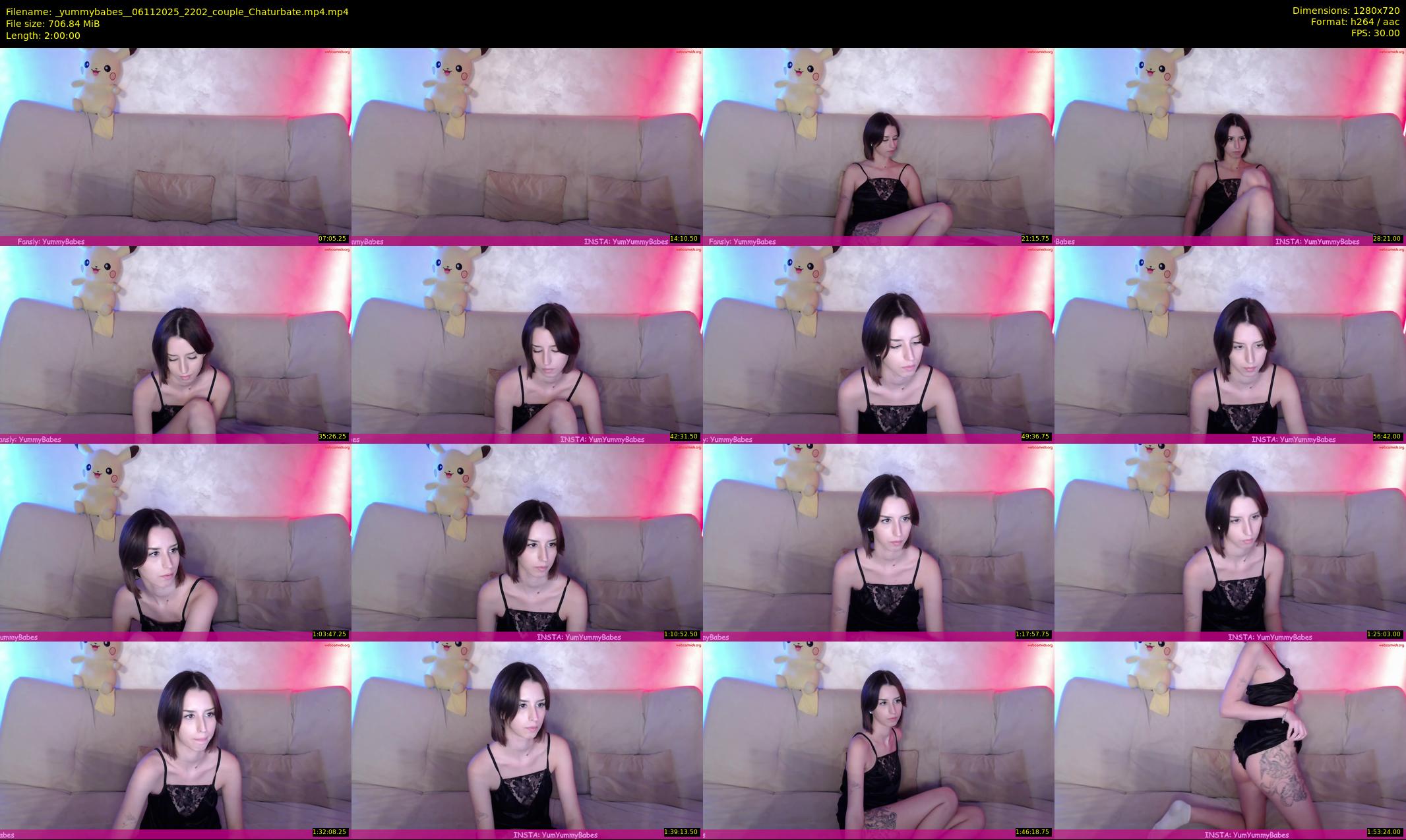 _yummybabes_ — 120 minute Chaturbate couple cam show recording, 720p, Nov 6, 2025