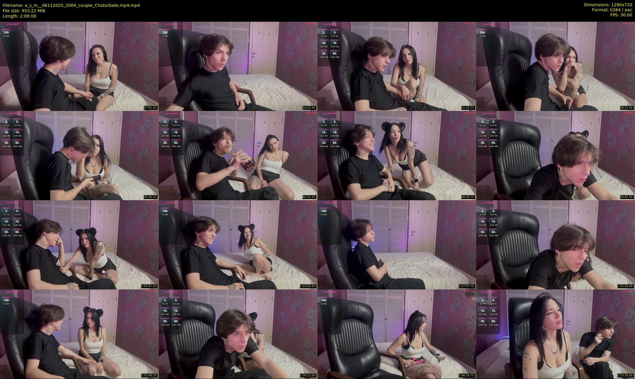 a_s_m_ — 120 minute Chaturbate couple cam show recording, 720p, Nov 6, 2025