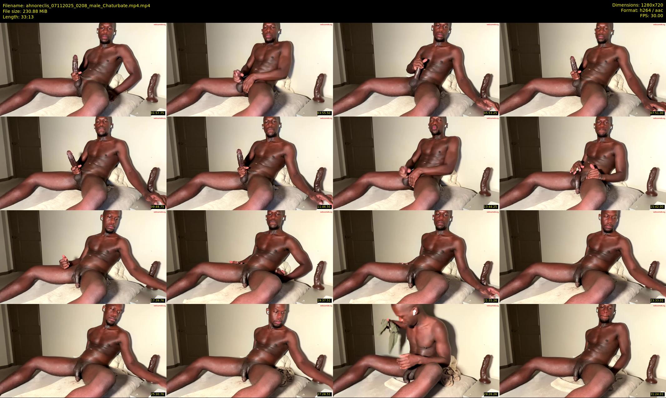 ahnoreclis — 34 minute Chaturbate male cam show recording, 720p, Nov 7, 2025