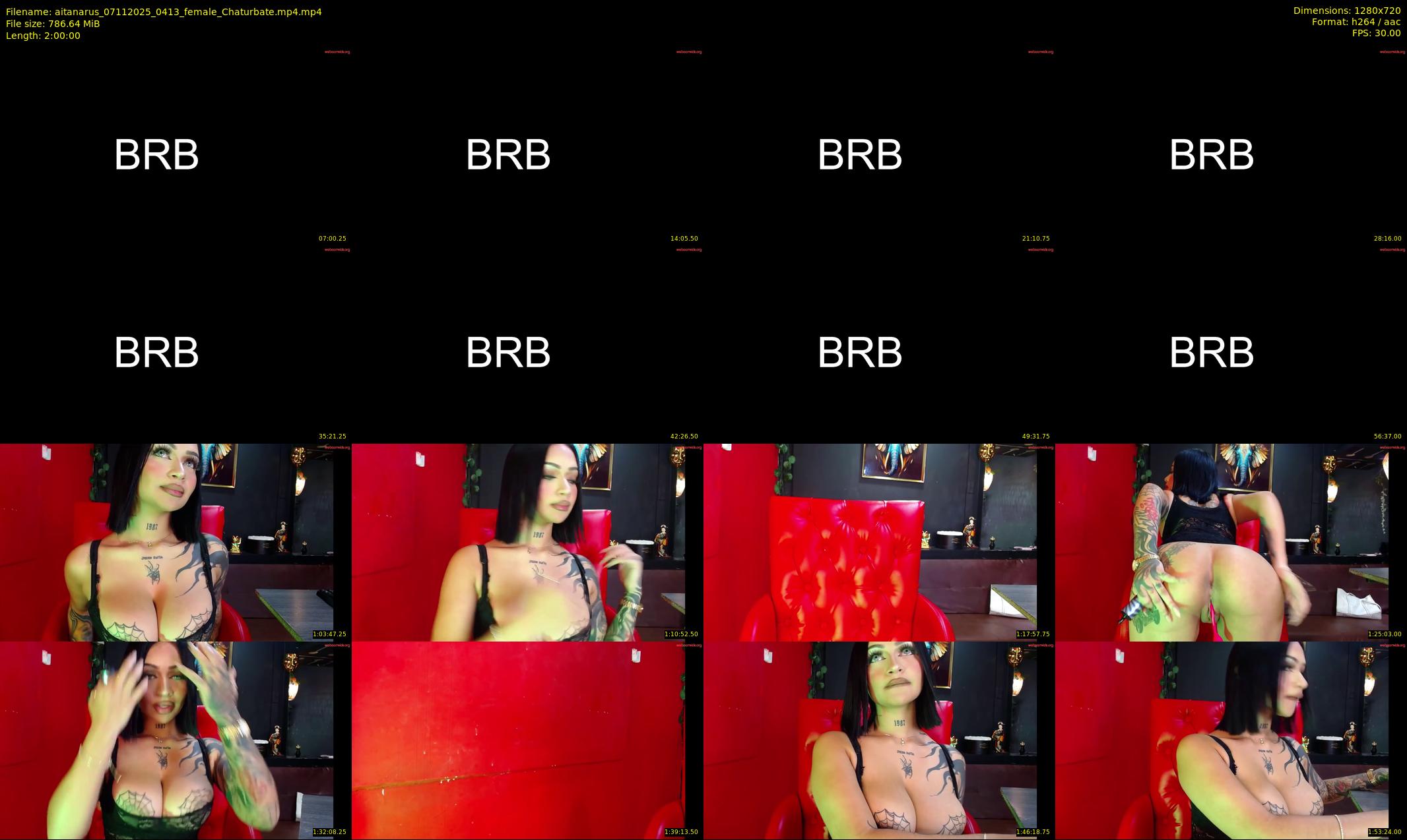 aitanarus — 120 minute Chaturbate female cam show recording, 720p, Nov 7, 2025