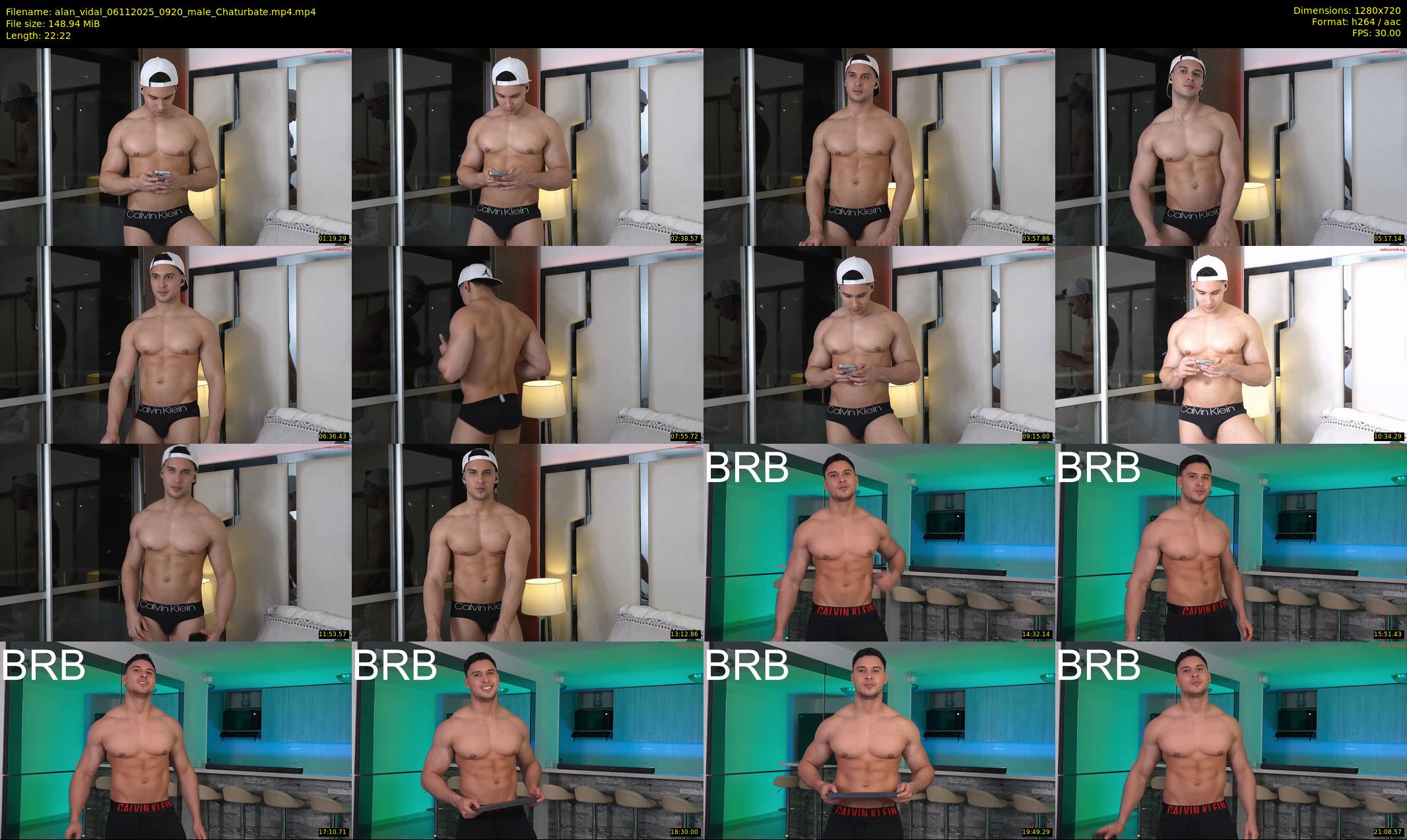 alan_vidal — 23 minute Chaturbate male cam show recording, 720p, Nov 6, 2025