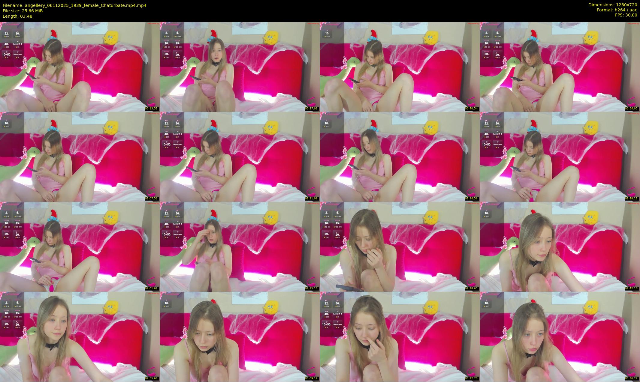 angellery — 4 minute Chaturbate female cam show recording, 720p, Nov 6, 2025