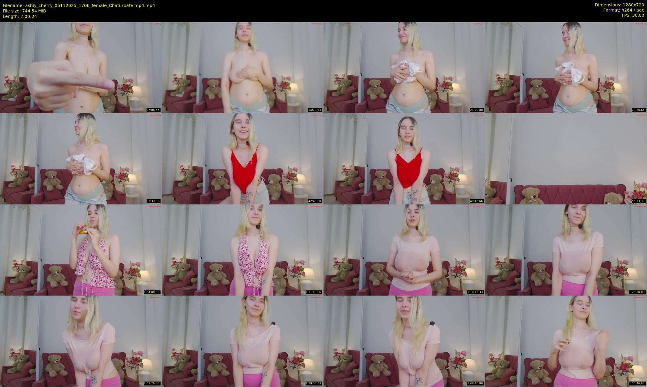 ashly_cherry — 121 minute Chaturbate female cam show recording, 720p, Nov 6, 2025