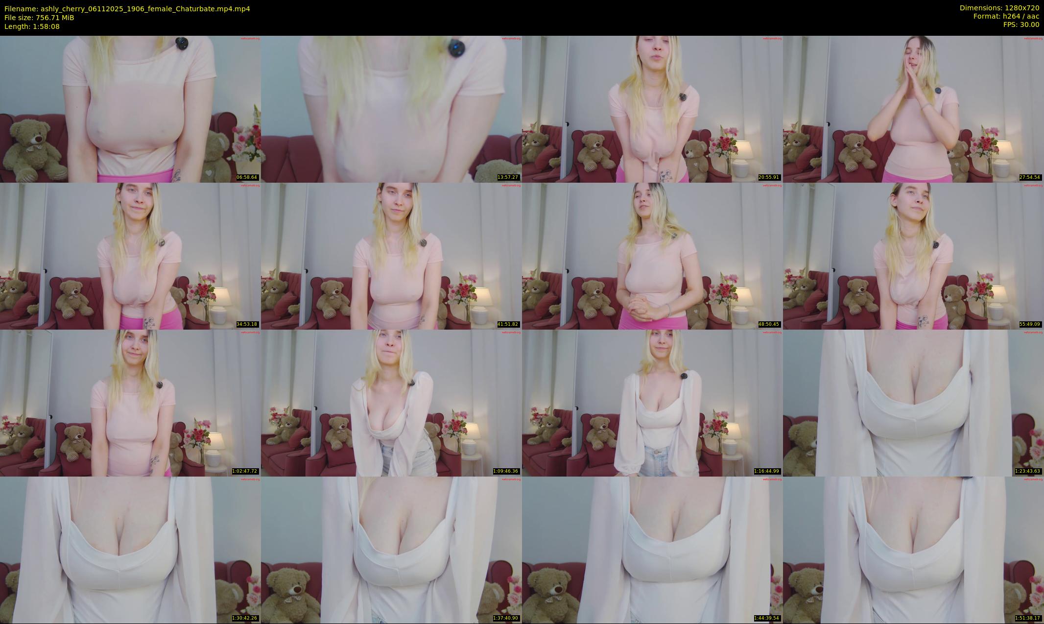ashly_cherry — 119 minute Chaturbate female cam show recording, 720p, Nov 6, 2025