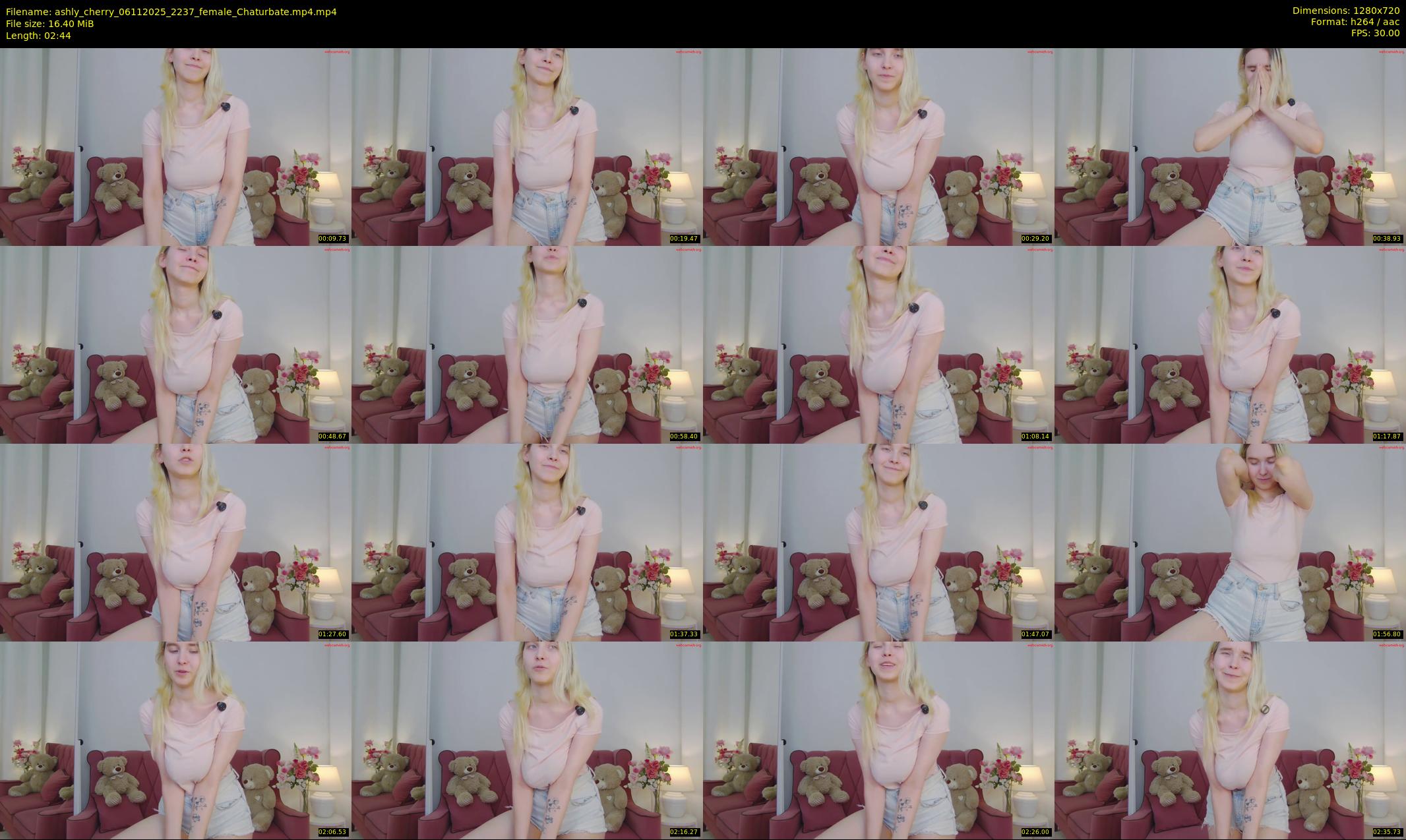 ashly_cherry — 3 minute Chaturbate female cam show recording, 720p, Nov 6, 2025
