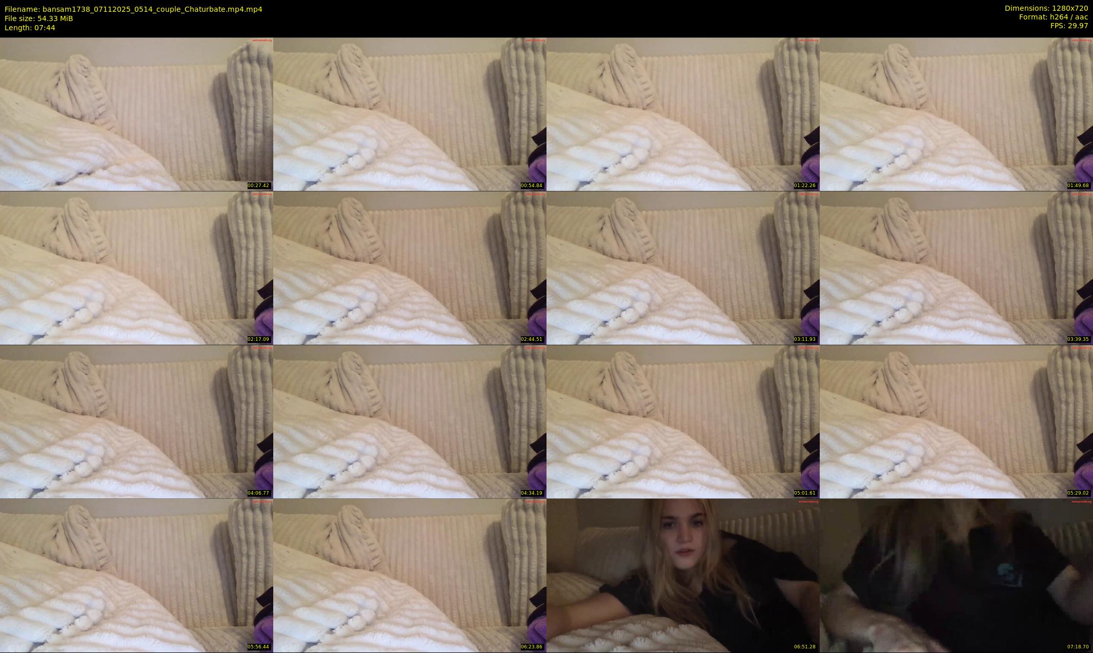 bansam1738 — 8 minute Chaturbate female cam show recording, 720p, Nov 7, 2025