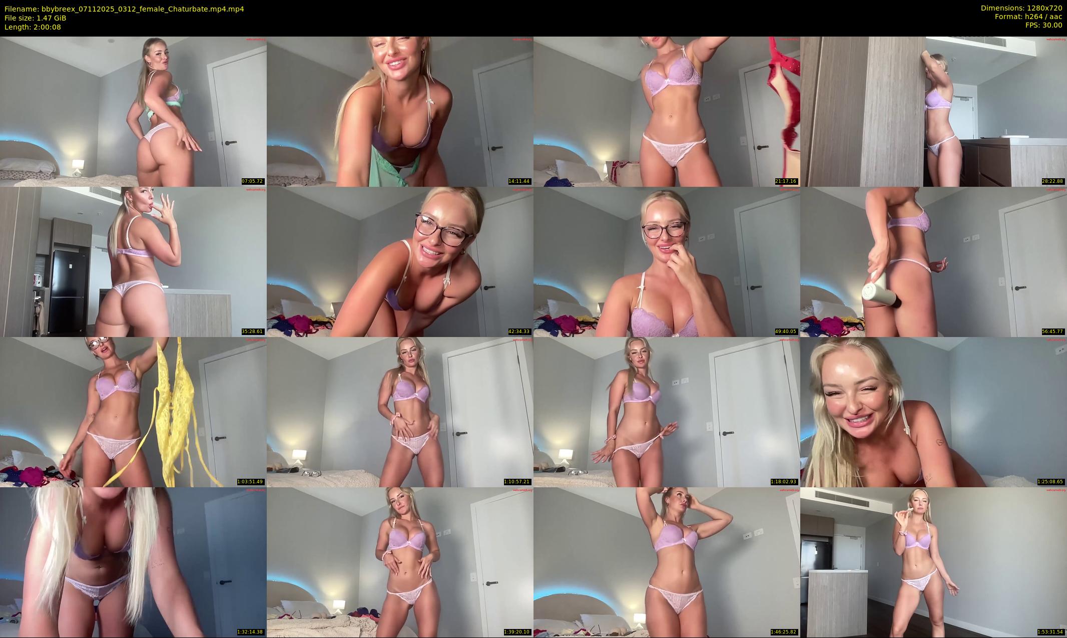 bbybreex — 121 minute Chaturbate female cam show recording, 720p, Nov 7, 2025