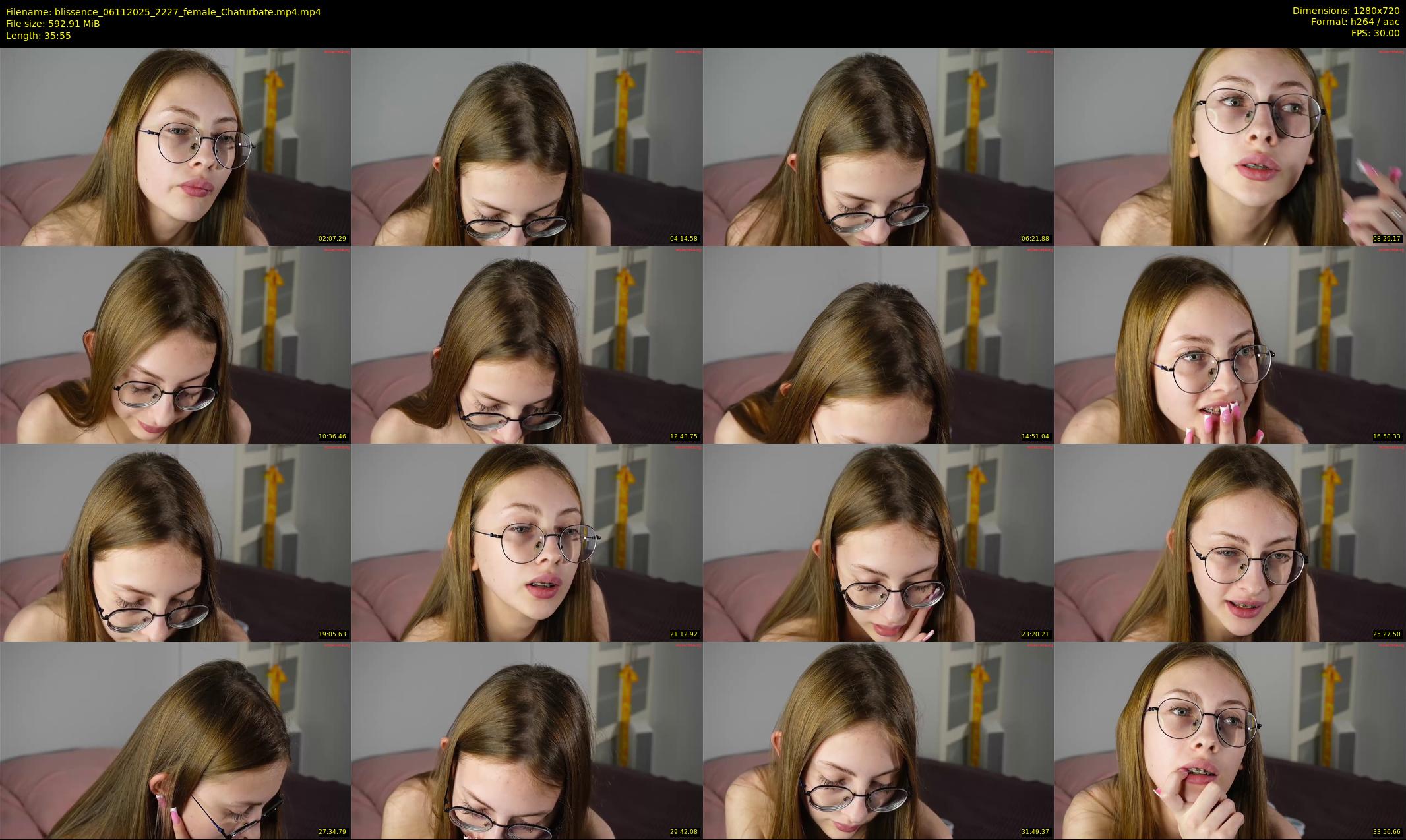 blissence — 36 minute Chaturbate female cam show recording, 720p, Nov 6, 2025