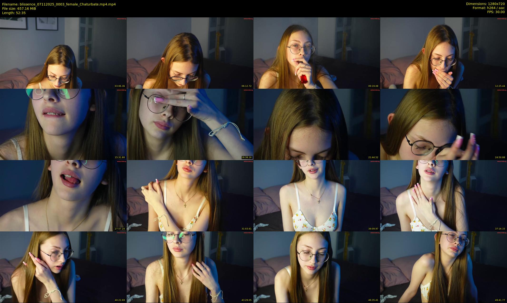 blissence — 53 minute Chaturbate female cam show recording, 720p, Nov 7, 2025