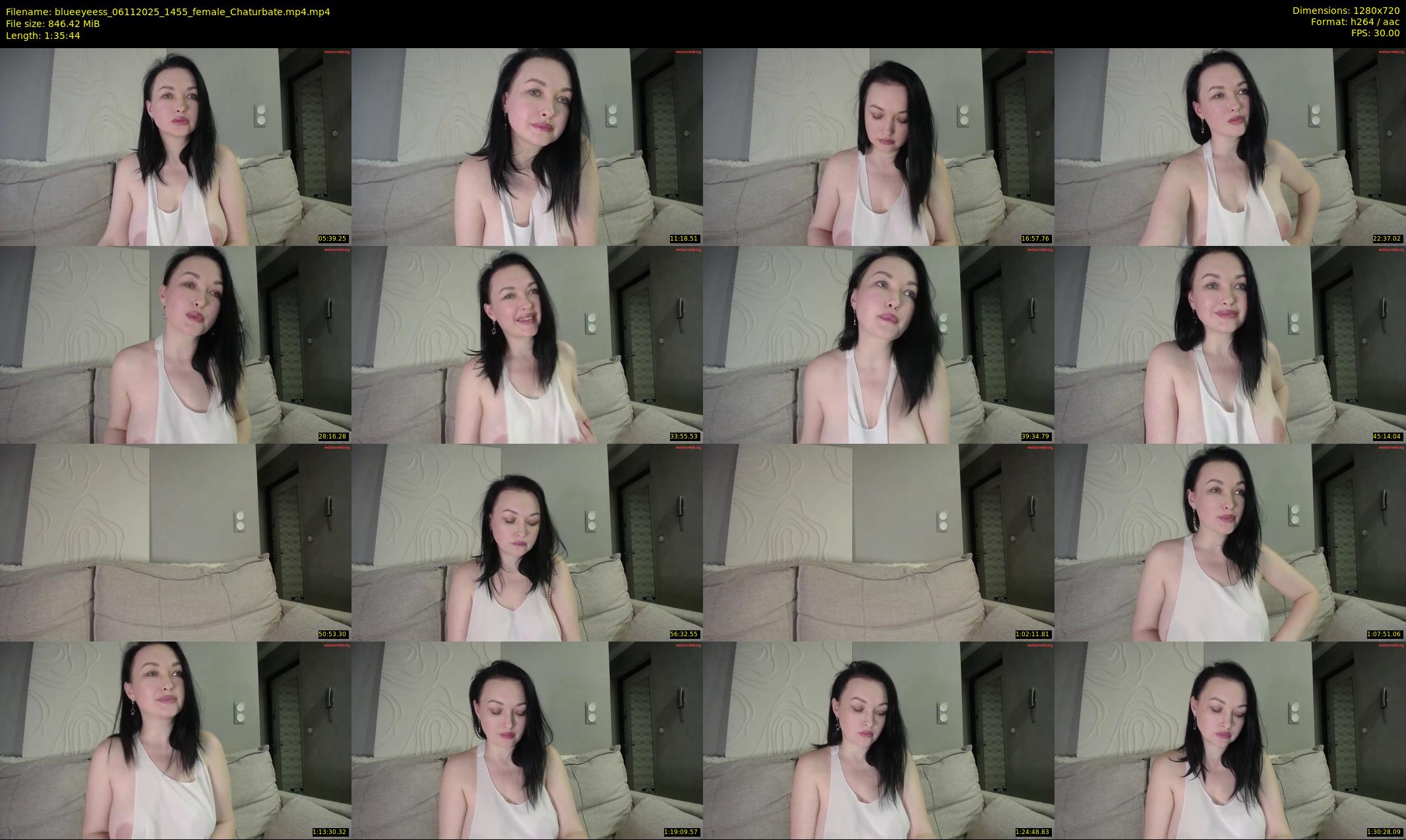 blueeyeess — 96 minute Chaturbate female cam show recording, 720p, Nov 6, 2025