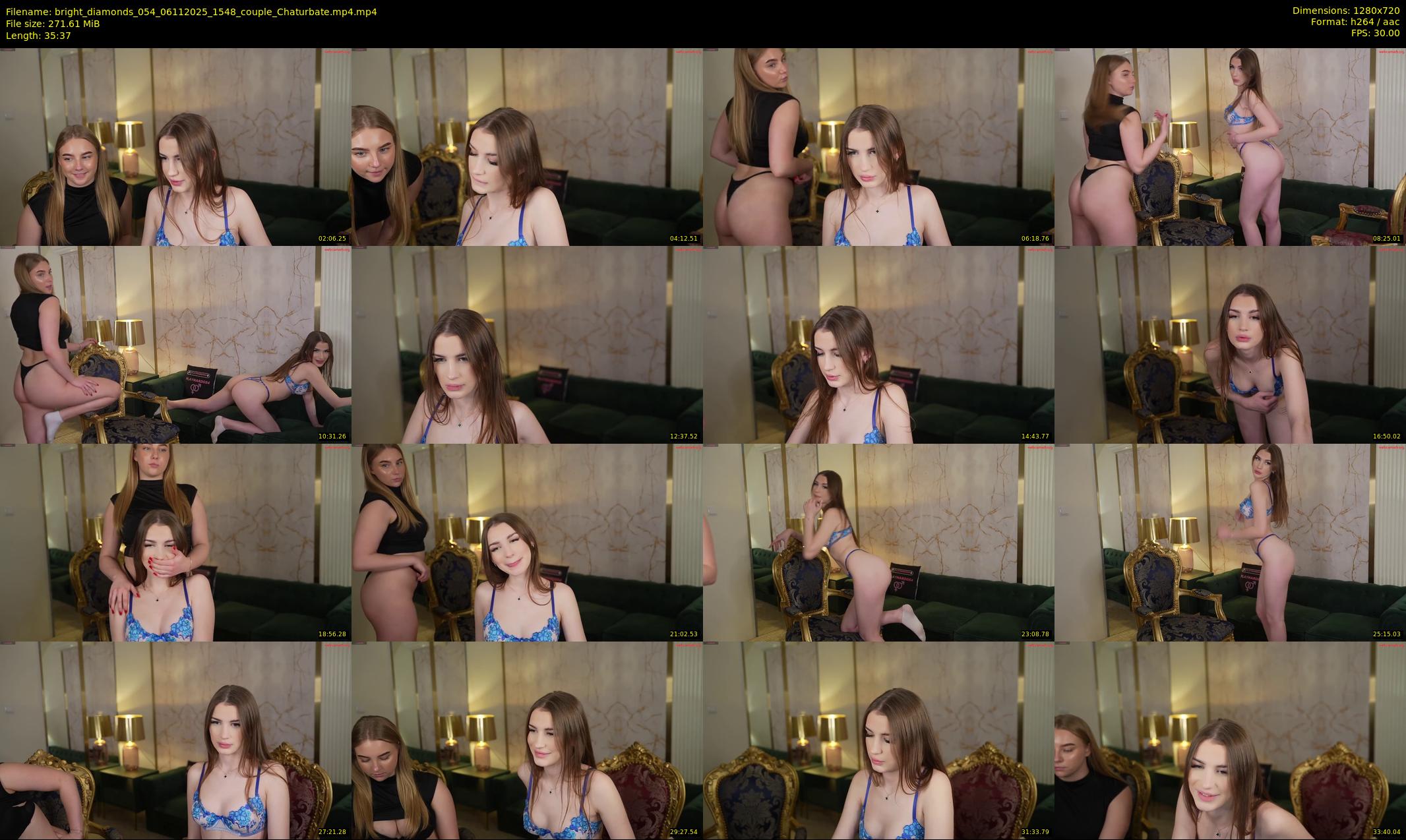 bright_diamonds_054 — 36 minute Chaturbate couple cam show recording, 720p, Nov 6, 2025