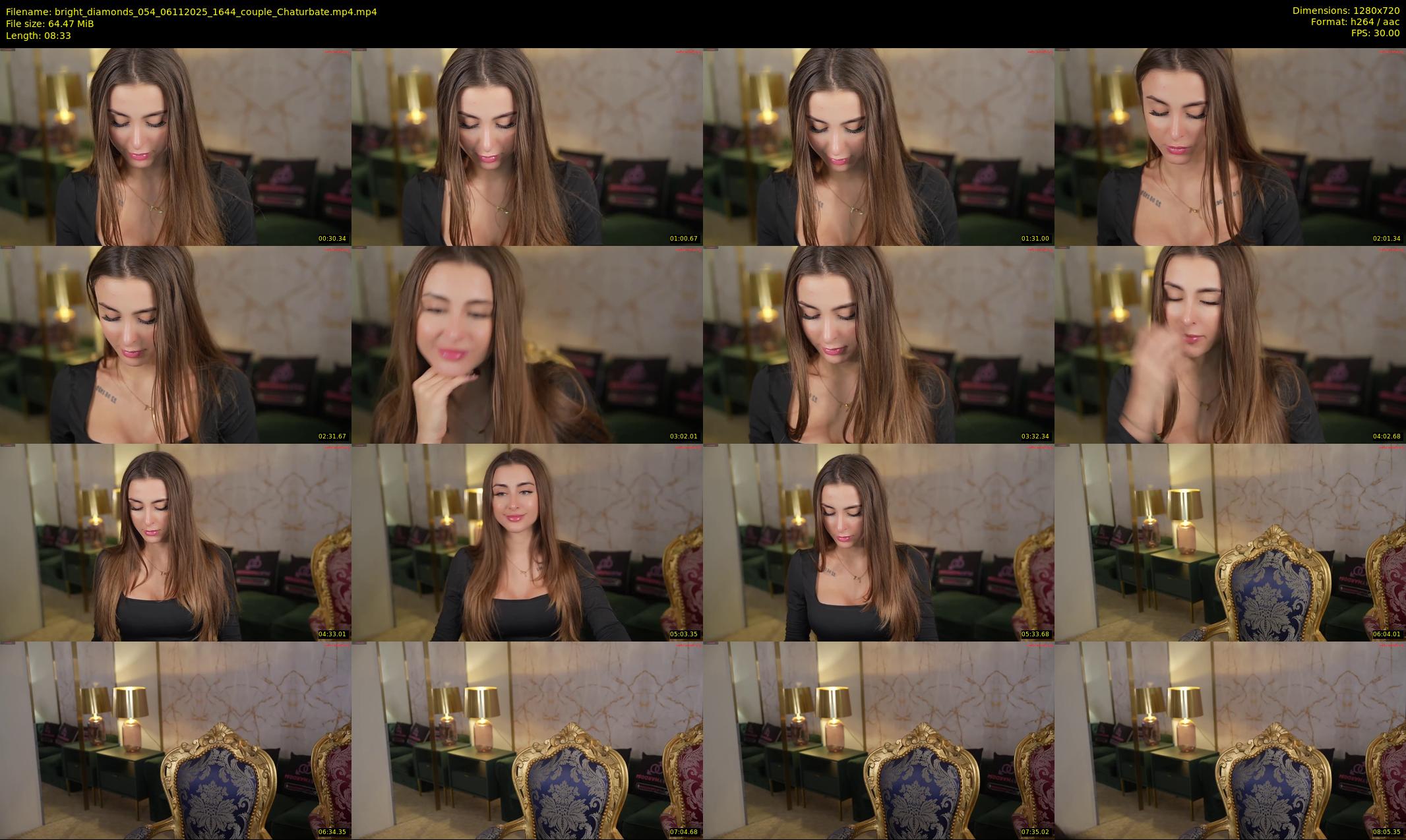 bright_diamonds_054 — 9 minute Chaturbate couple cam show recording, 720p, Nov 6, 2025