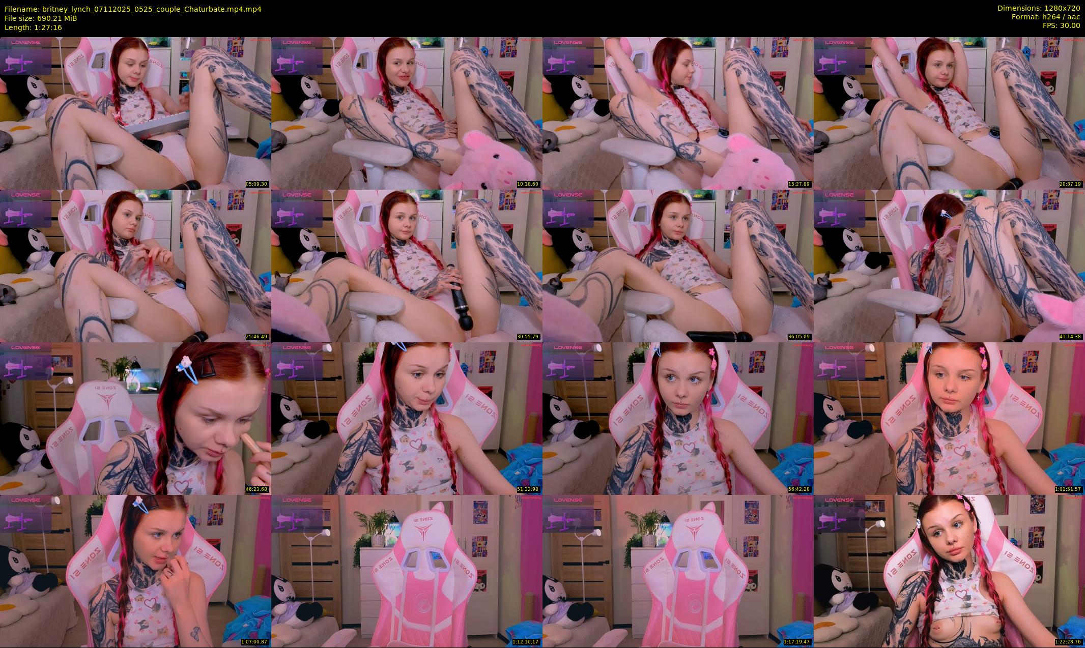 britney_lynch — 88 minute Chaturbate female cam show recording, 720p, Nov 7, 2025