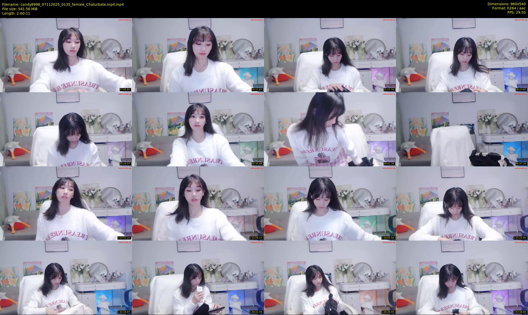 candy8998 — 121 minute Chaturbate female cam show recording, 480p, Nov 7, 2025