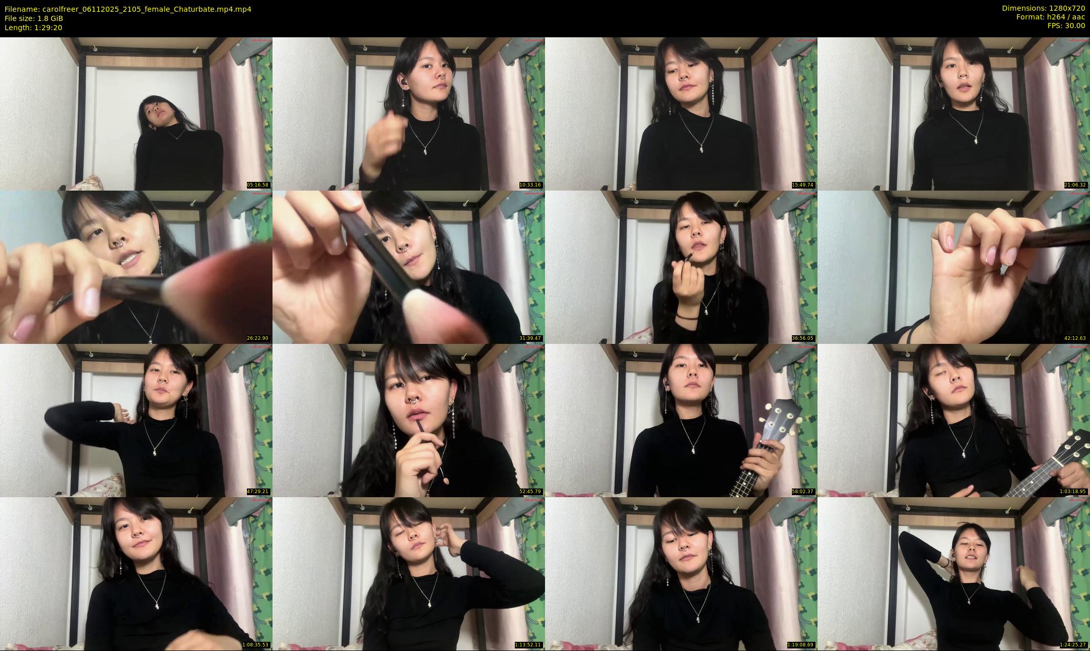 carolfreer — 90 minute Chaturbate female cam show recording, 720p, Nov 6, 2025
