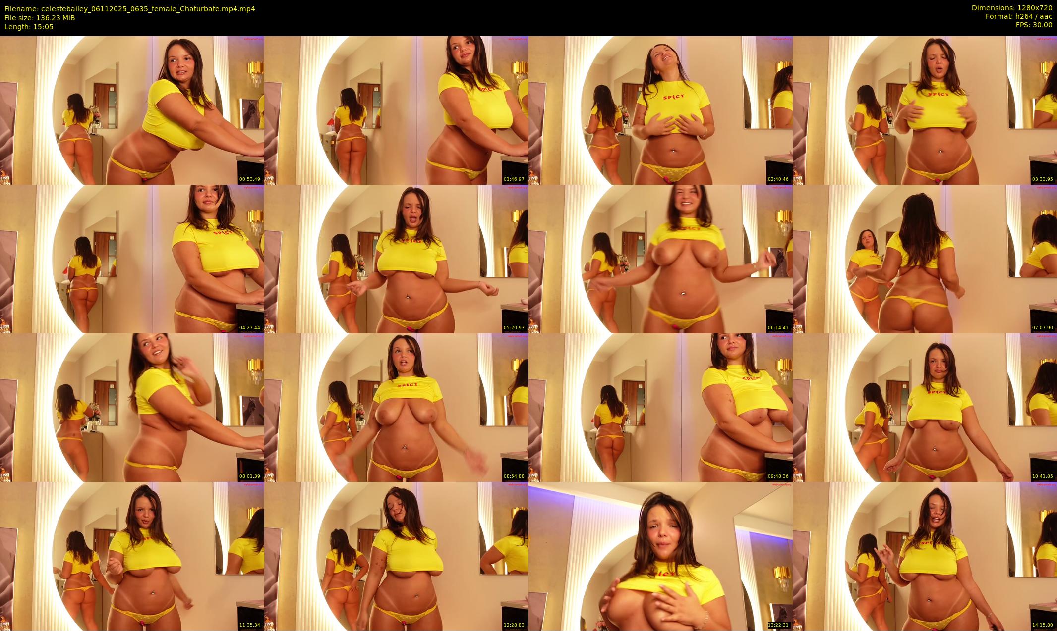 celestebailey — 16 minute Chaturbate female cam show recording, 720p, Nov 6, 2025