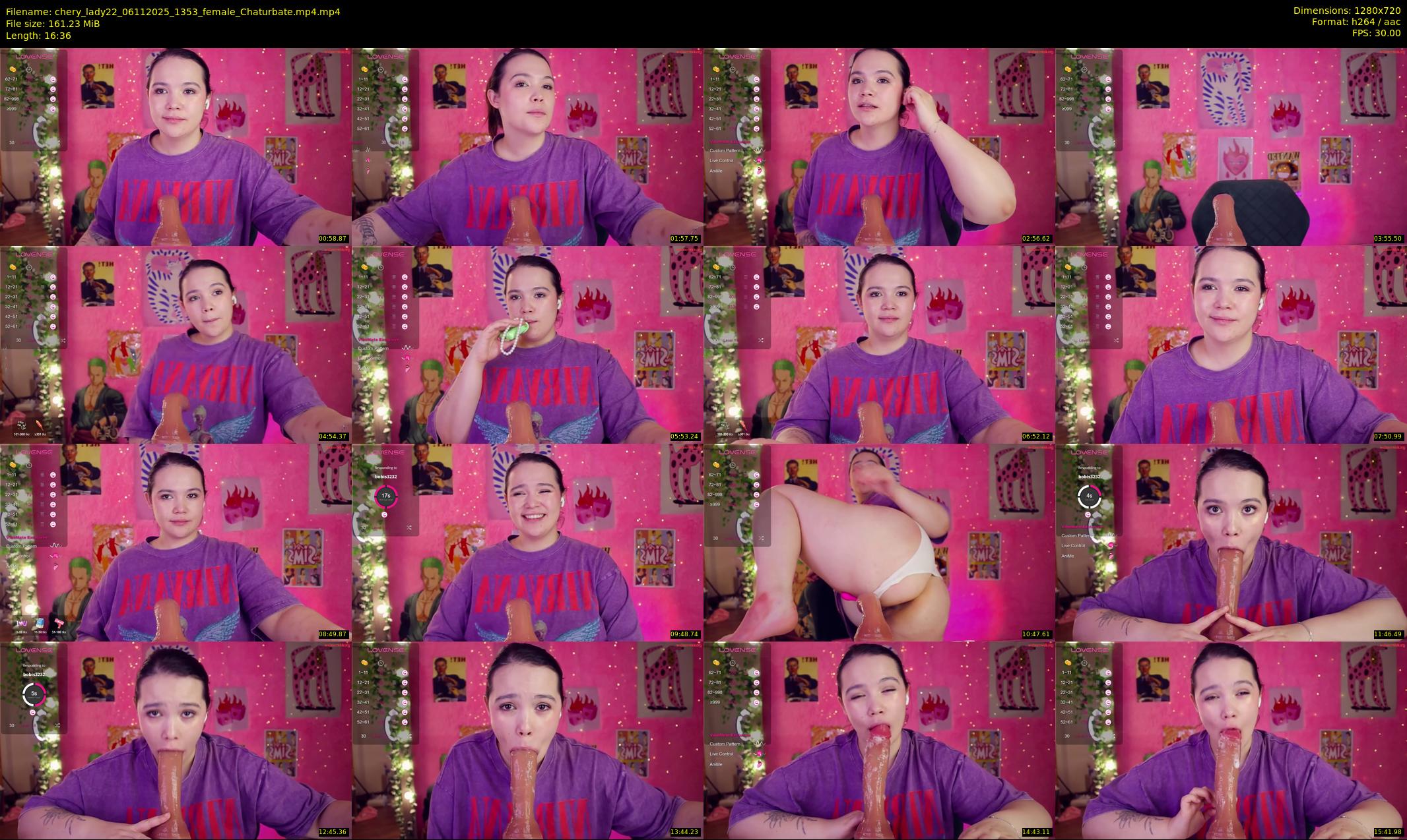 chery_lady22 — 17 minute Chaturbate female cam show recording, 720p, Nov 6, 2025