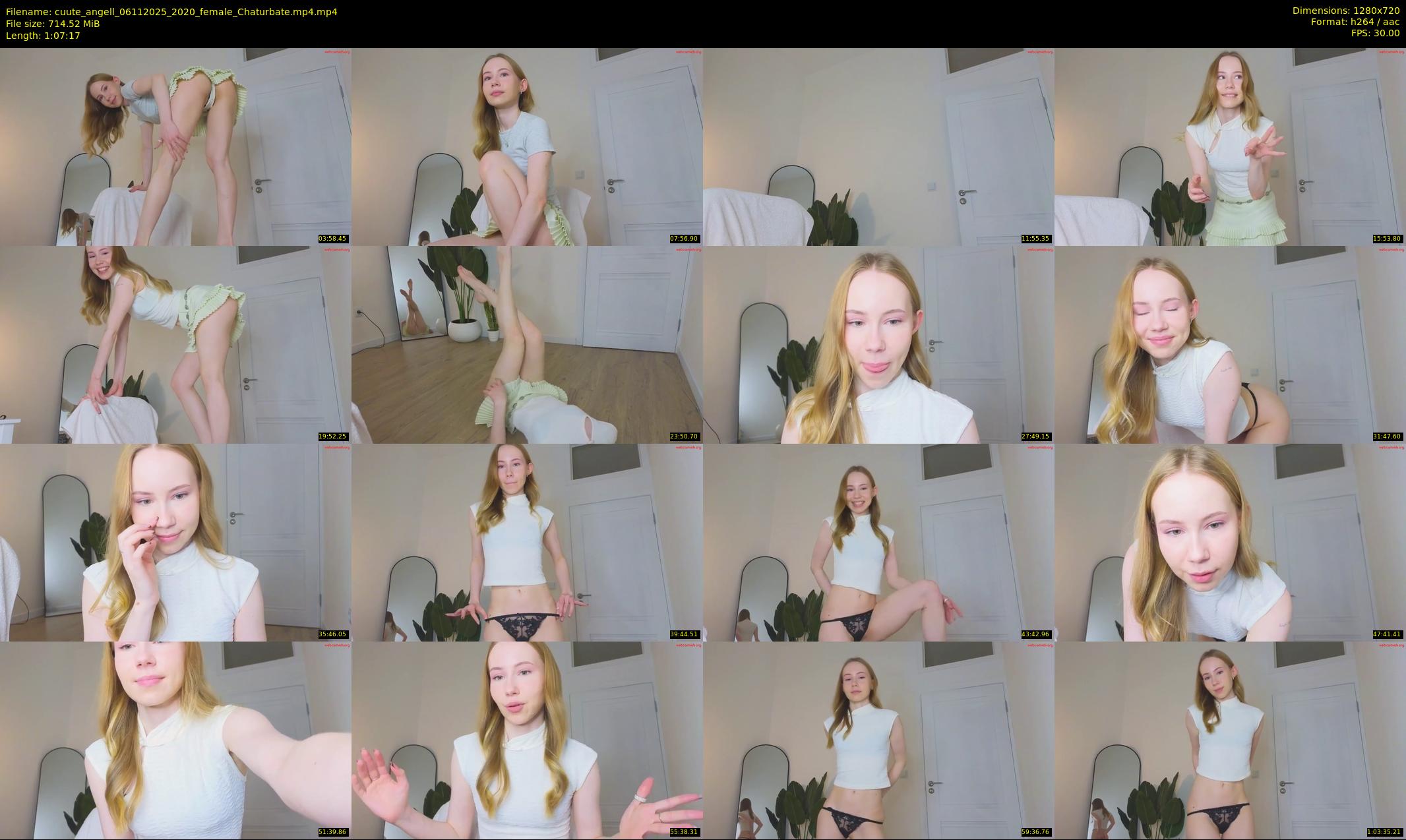 cuute_angell — 68 minute Chaturbate female cam show recording, 720p, Nov 6, 2025