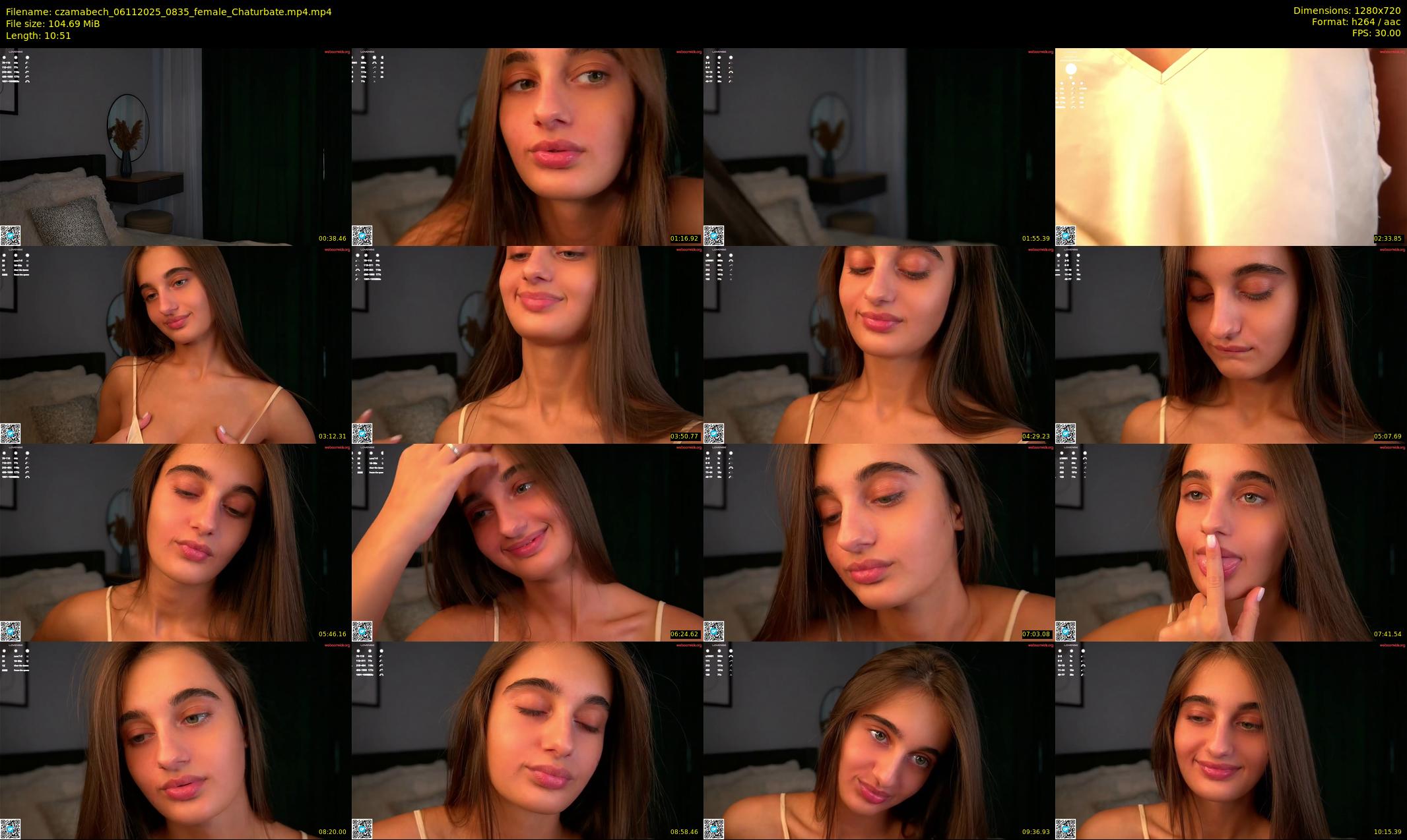 czamabech — 11 minute Chaturbate female cam show recording, 720p, Nov 6, 2025