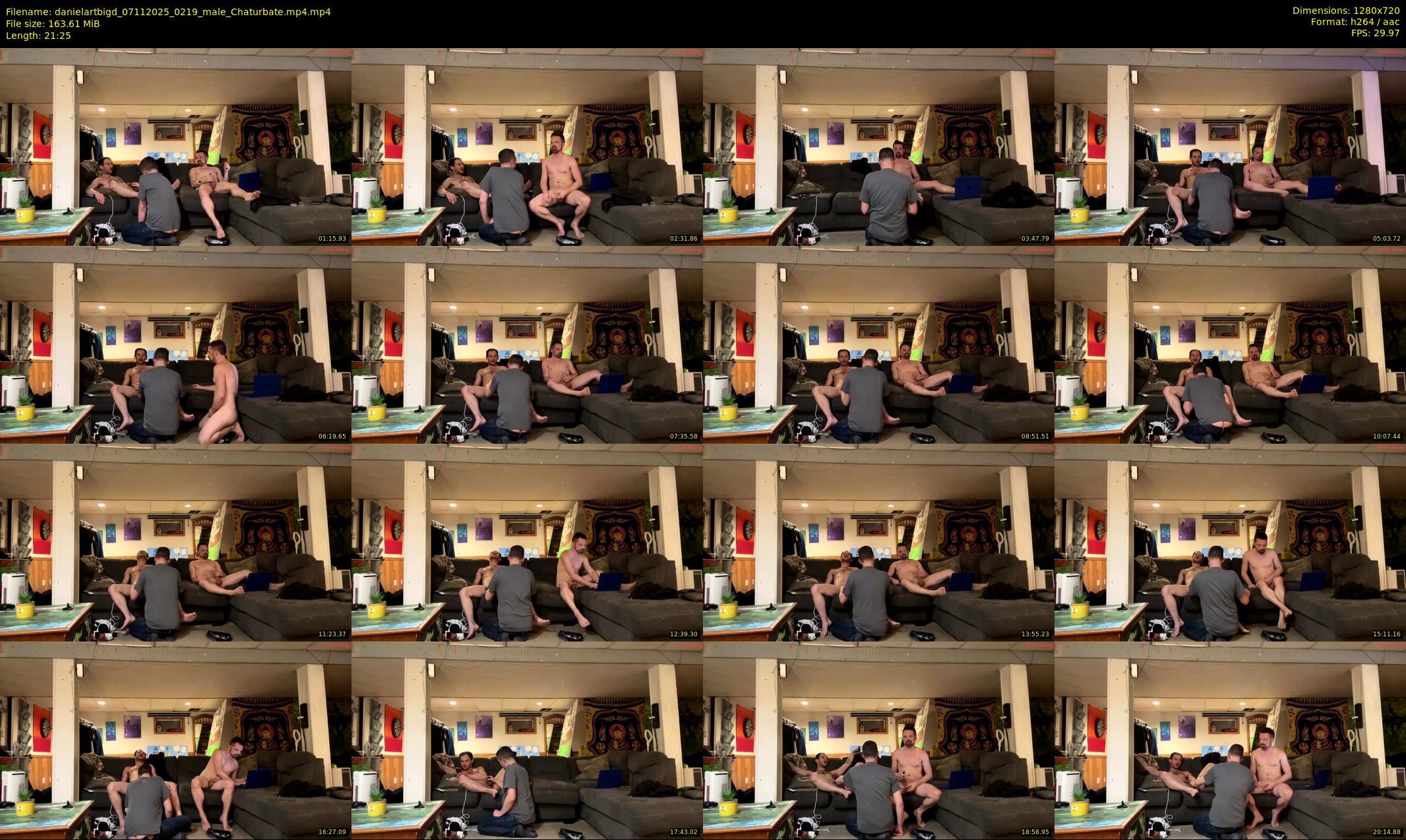 danielartbigd — 22 minute Chaturbate male cam show recording, 720p, Nov 7, 2025