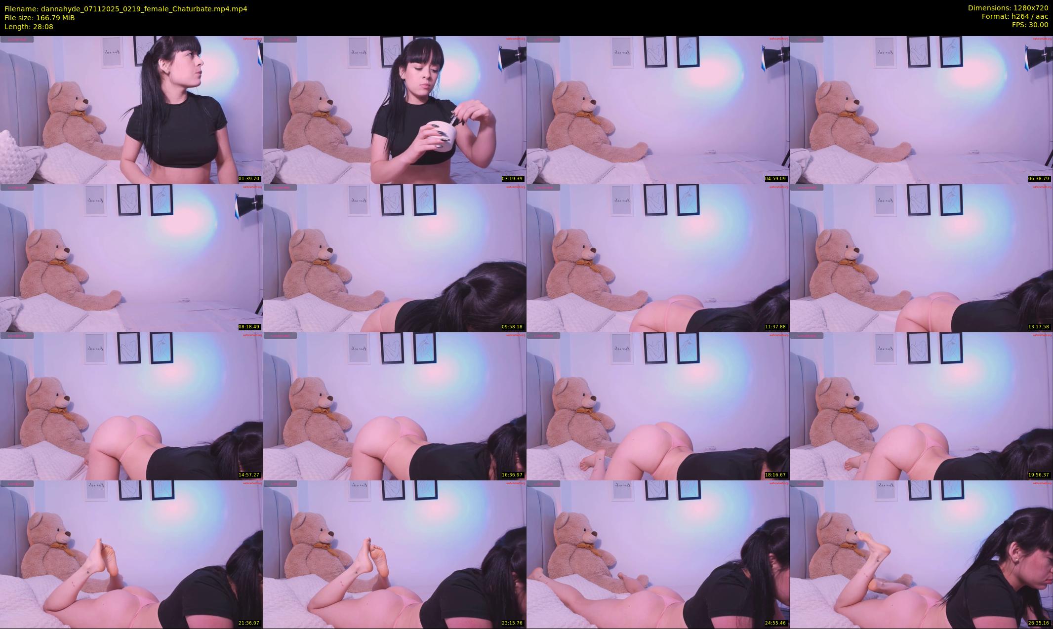 dannahyde — 29 minute Chaturbate female cam show recording, 720p, Nov 7, 2025