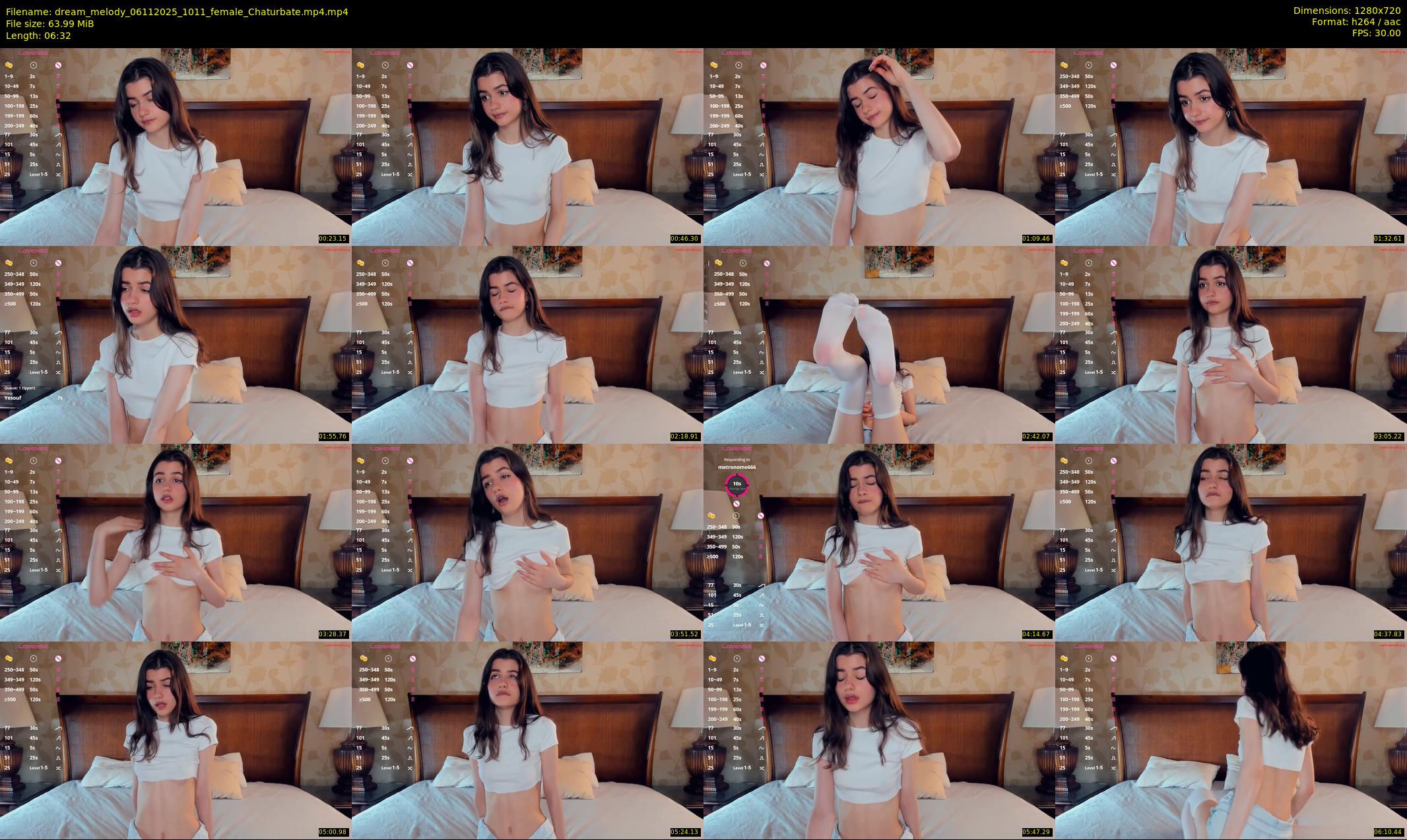 dream_melody — 7 minute Chaturbate female cam show recording, 720p, Nov 6, 2025