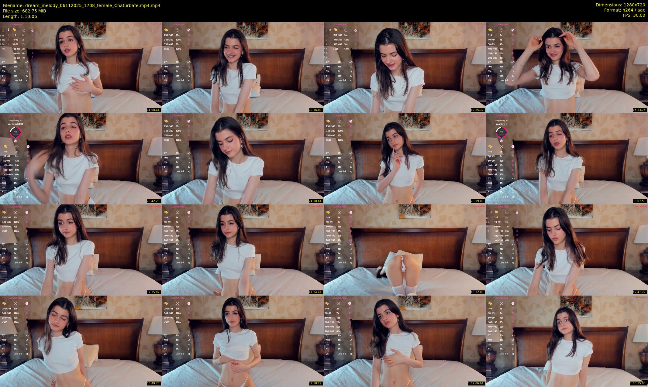 dream_melody — 71 minute Chaturbate female cam show recording, 720p, Nov 6, 2025