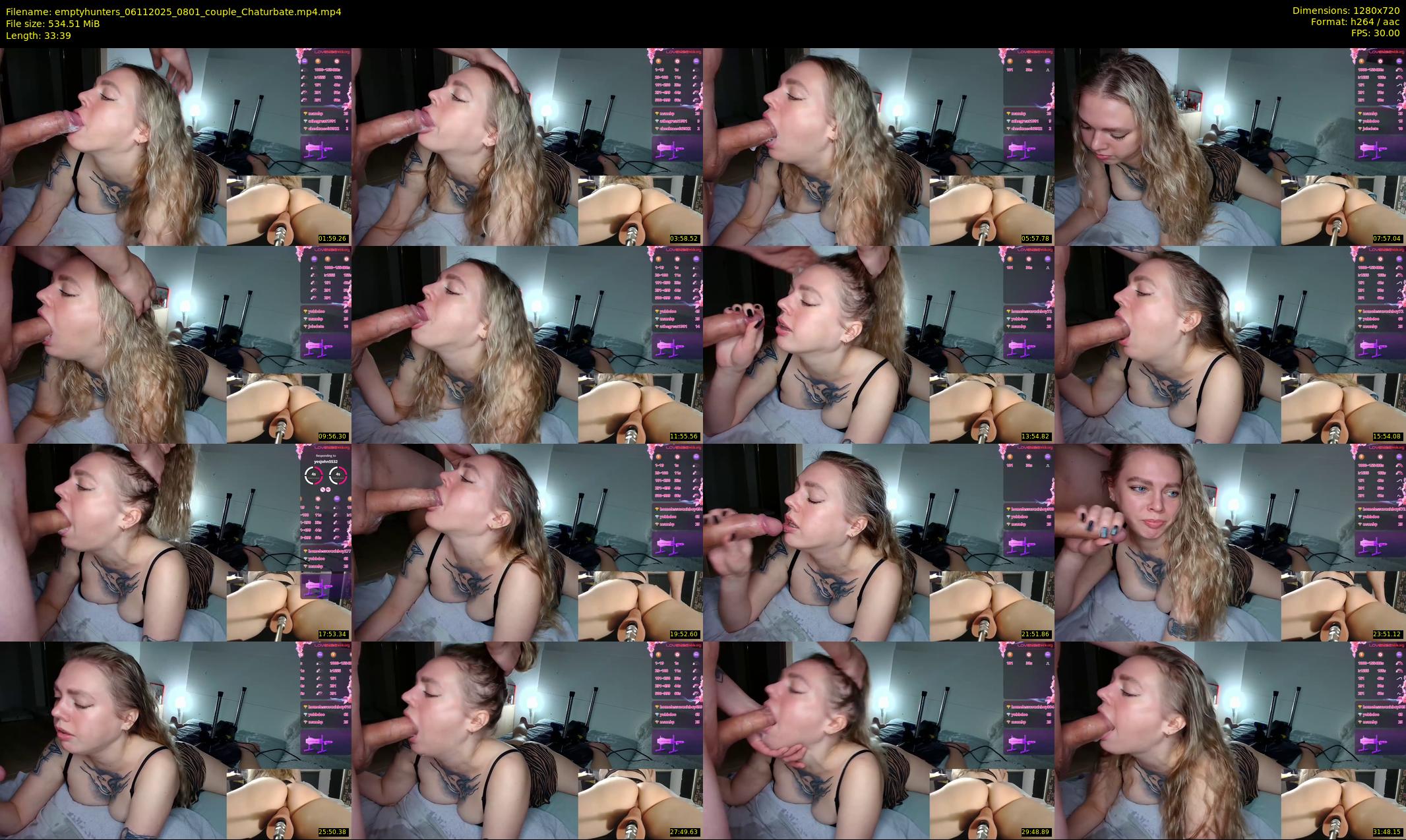 emptyhunters — 34 minute Chaturbate couple cam show recording, 720p, Nov 6, 2025