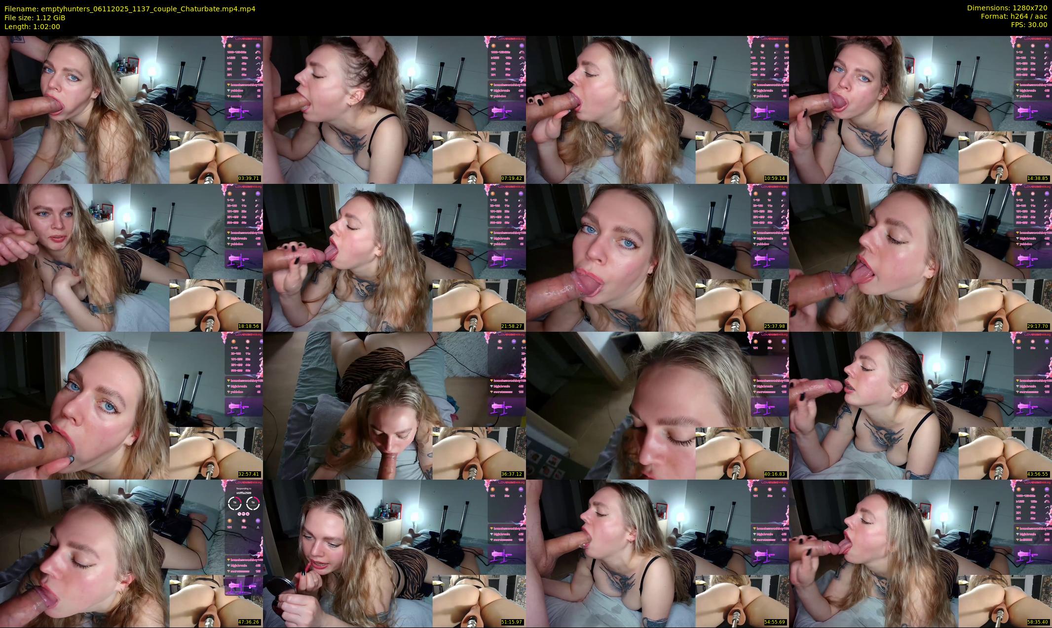 emptyhunters — 62 minute Chaturbate couple cam show recording, 720p, Nov 6, 2025