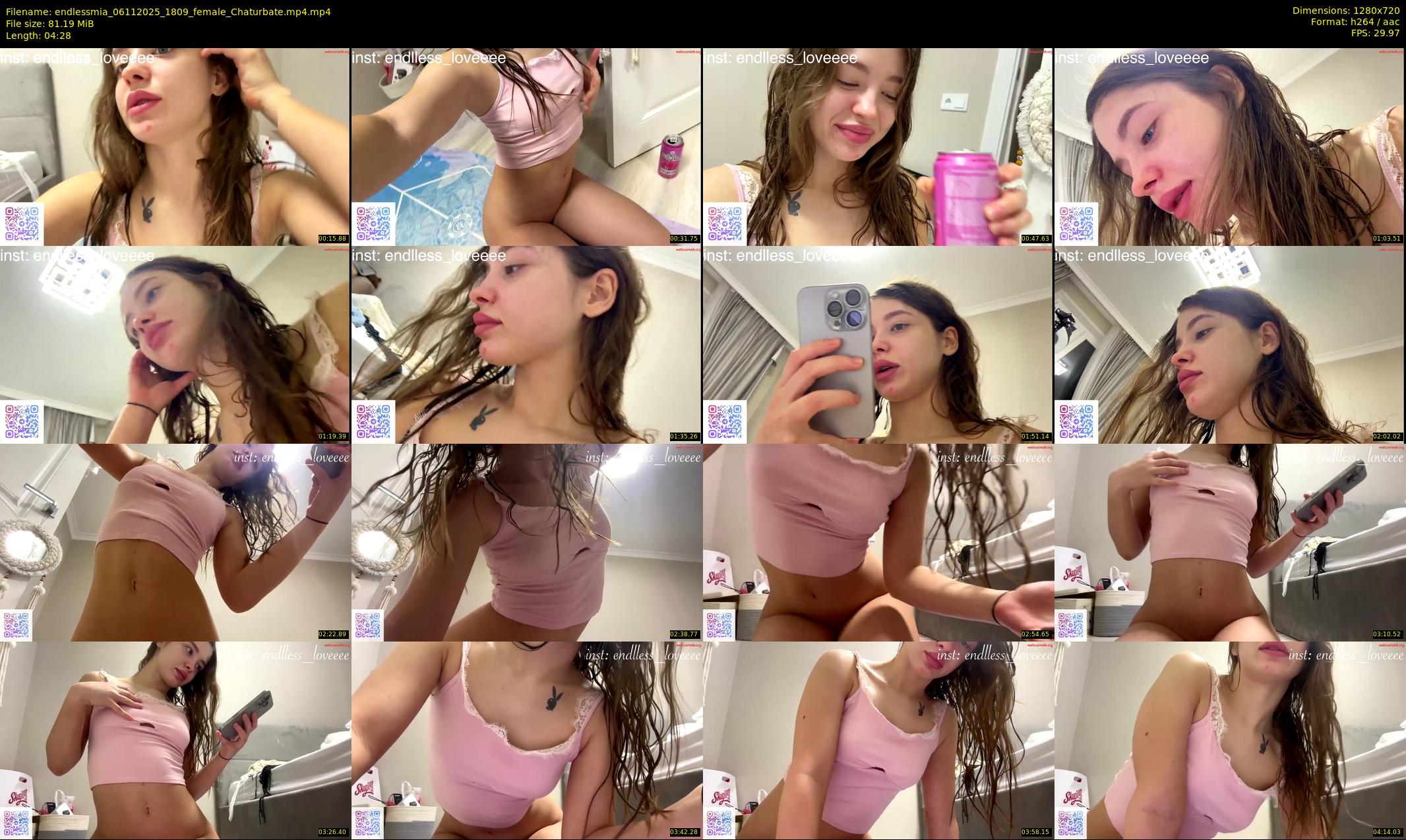 endlessmia — 5 minute Chaturbate female cam show recording, 720p, Nov 6, 2025