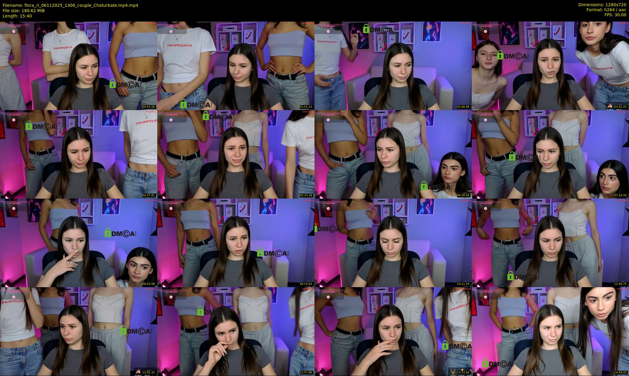 flora_ri — 16 minute Chaturbate female cam show recording, 720p, Nov 6, 2025