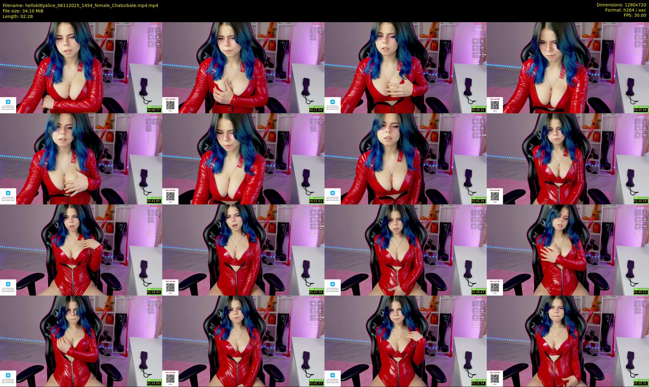hellokittyalice — 3 minute Chaturbate female cam show recording, 720p, Nov 6, 2025