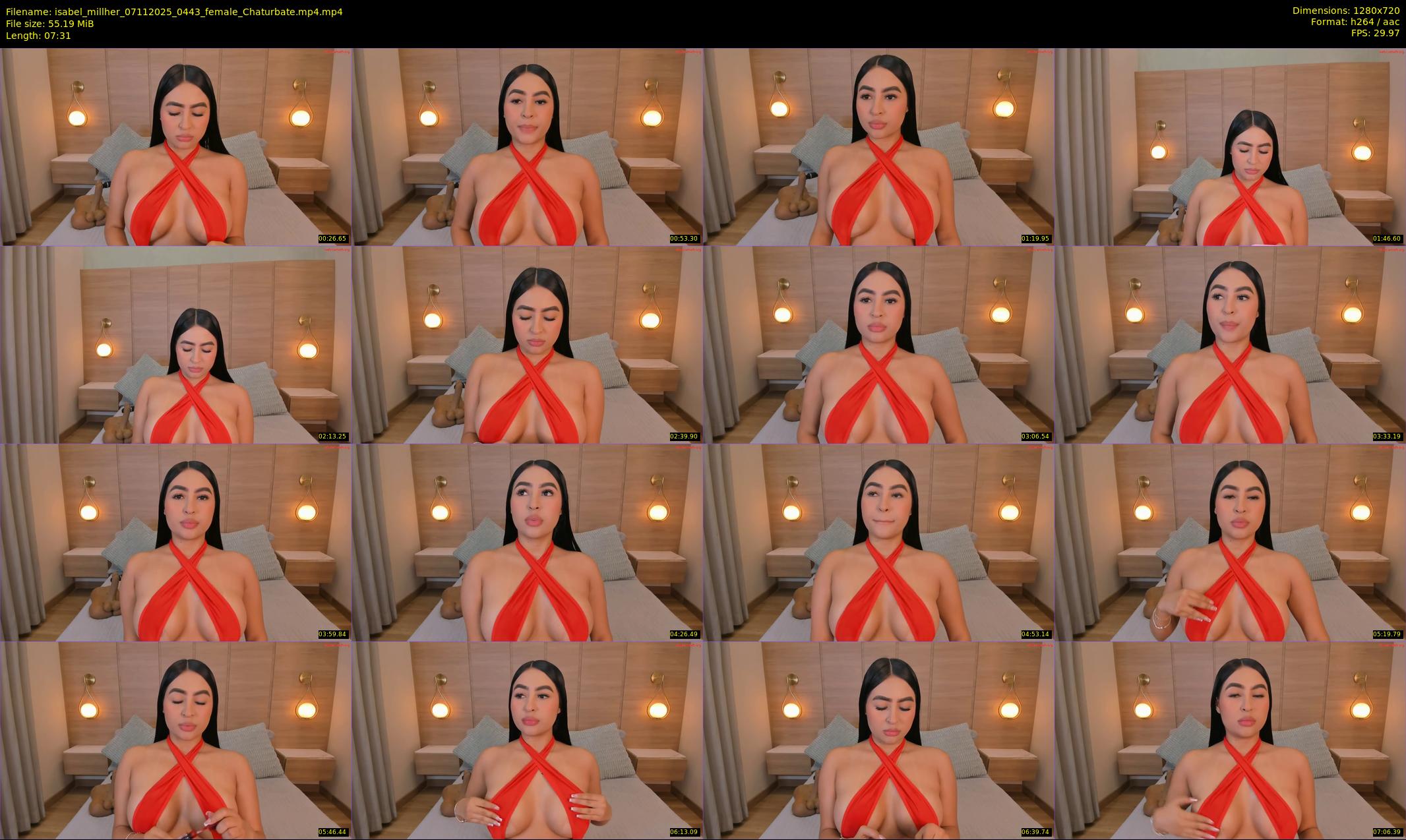 isabel_millher — 8 minute Chaturbate female cam show recording, 720p, Nov 7, 2025