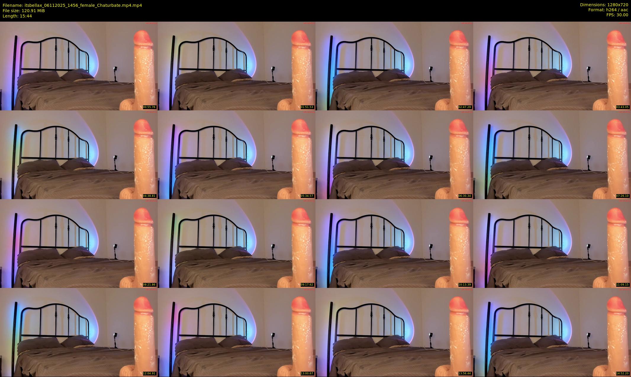 itsbellax — 16 minute Chaturbate female cam show recording, 720p, Nov 6, 2025
